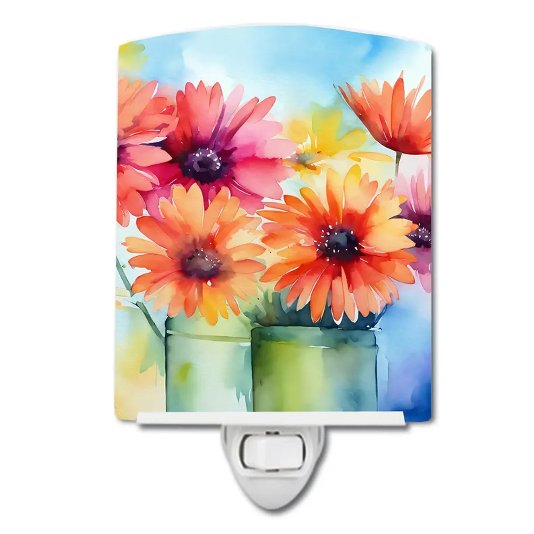 Gerbera Ceramic Night Light