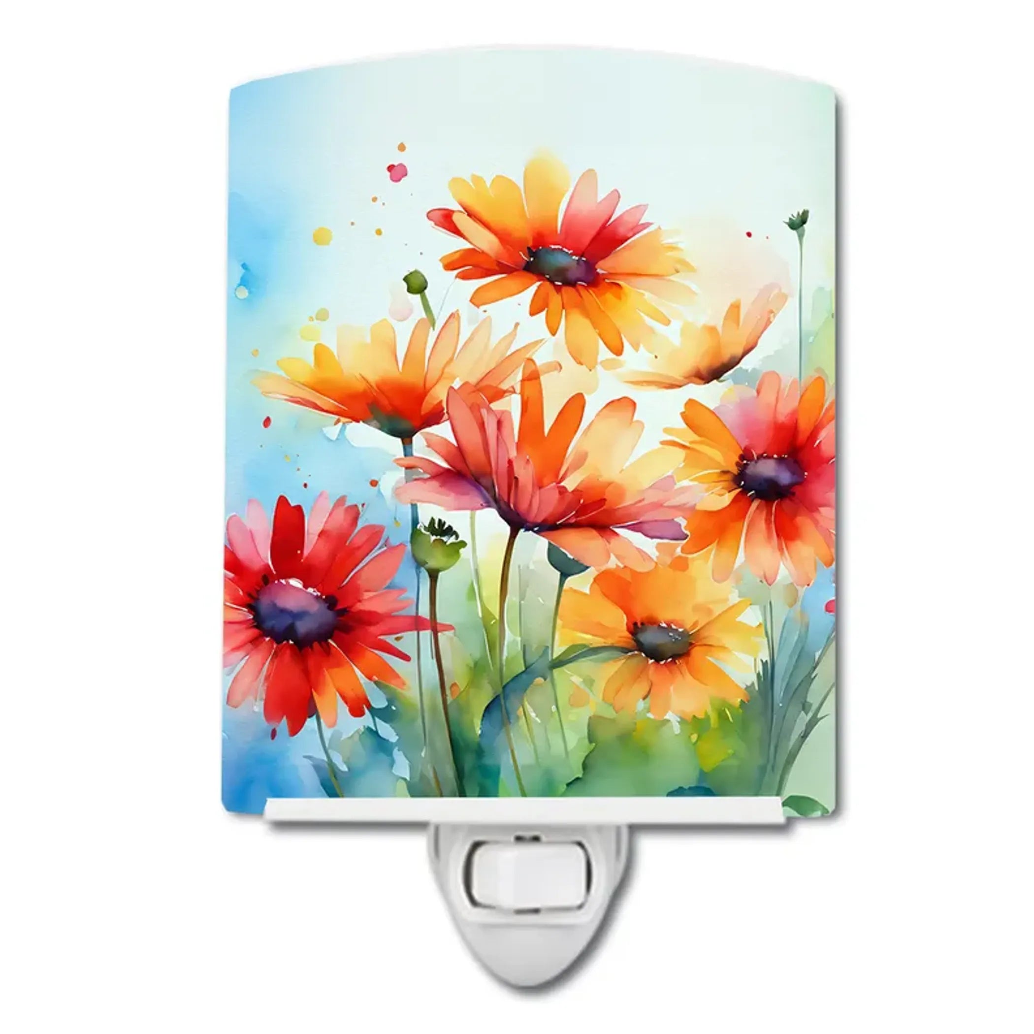 Gerbera Ceramic Night Light