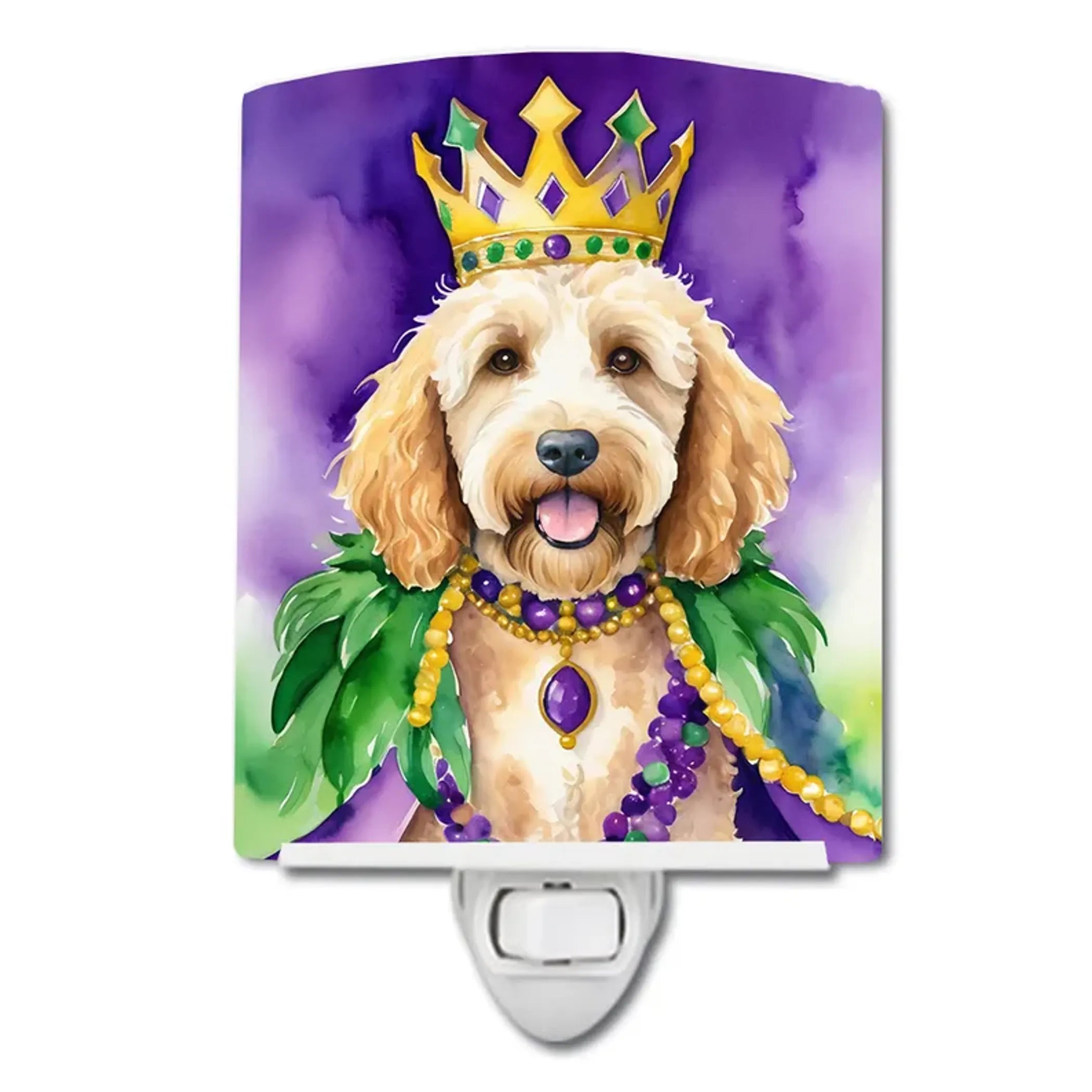 Goldendoodle Ceramic Night Light