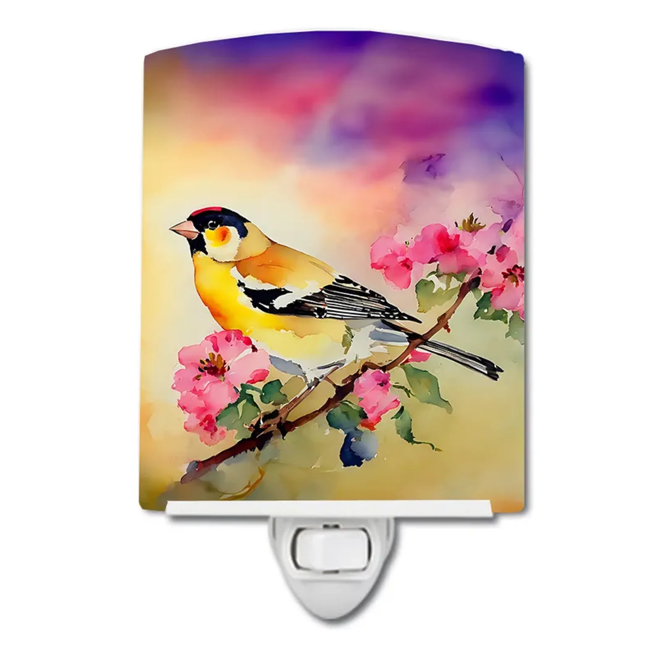 Goldfinch Ceramic Night Light
