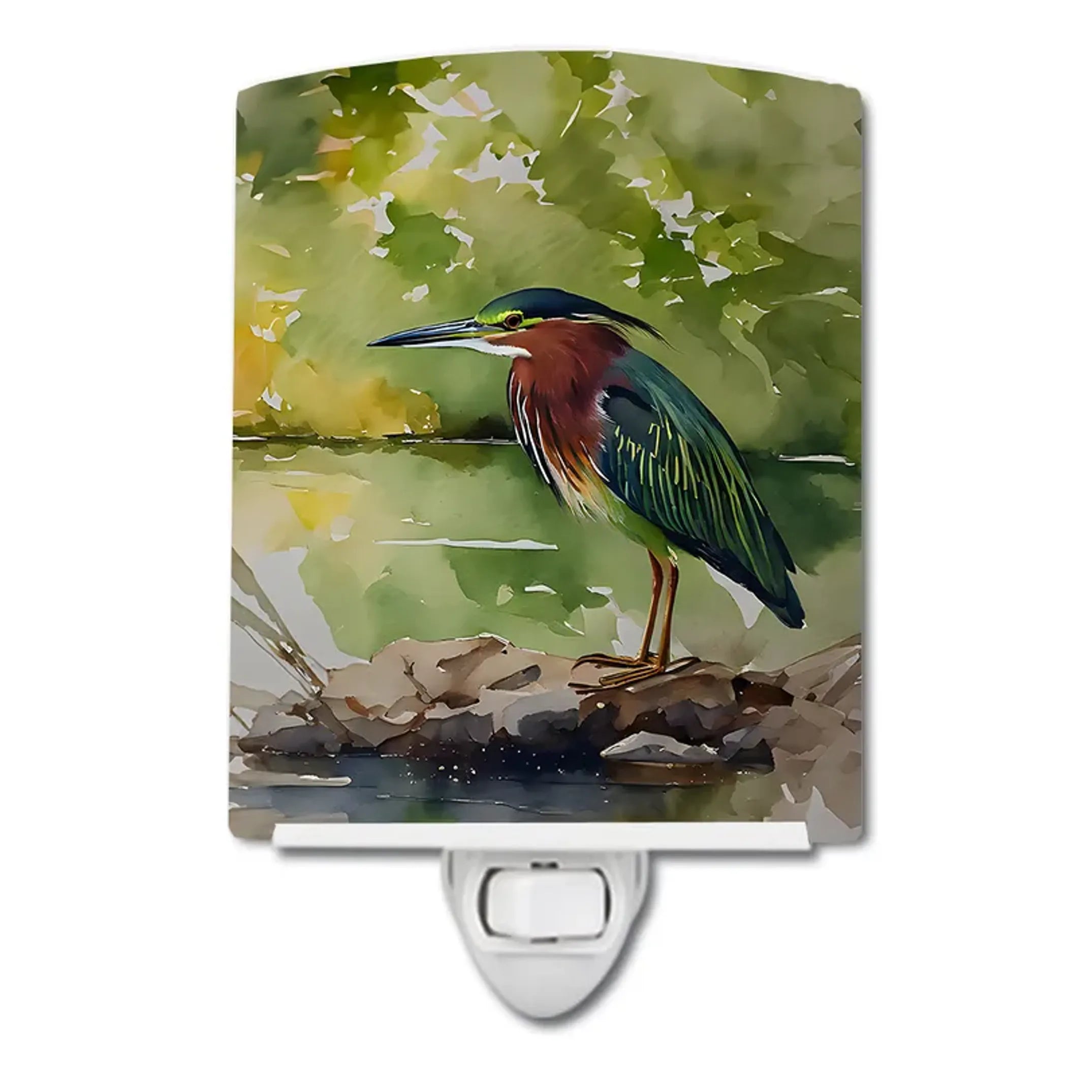 Green Ceramic Night Light
