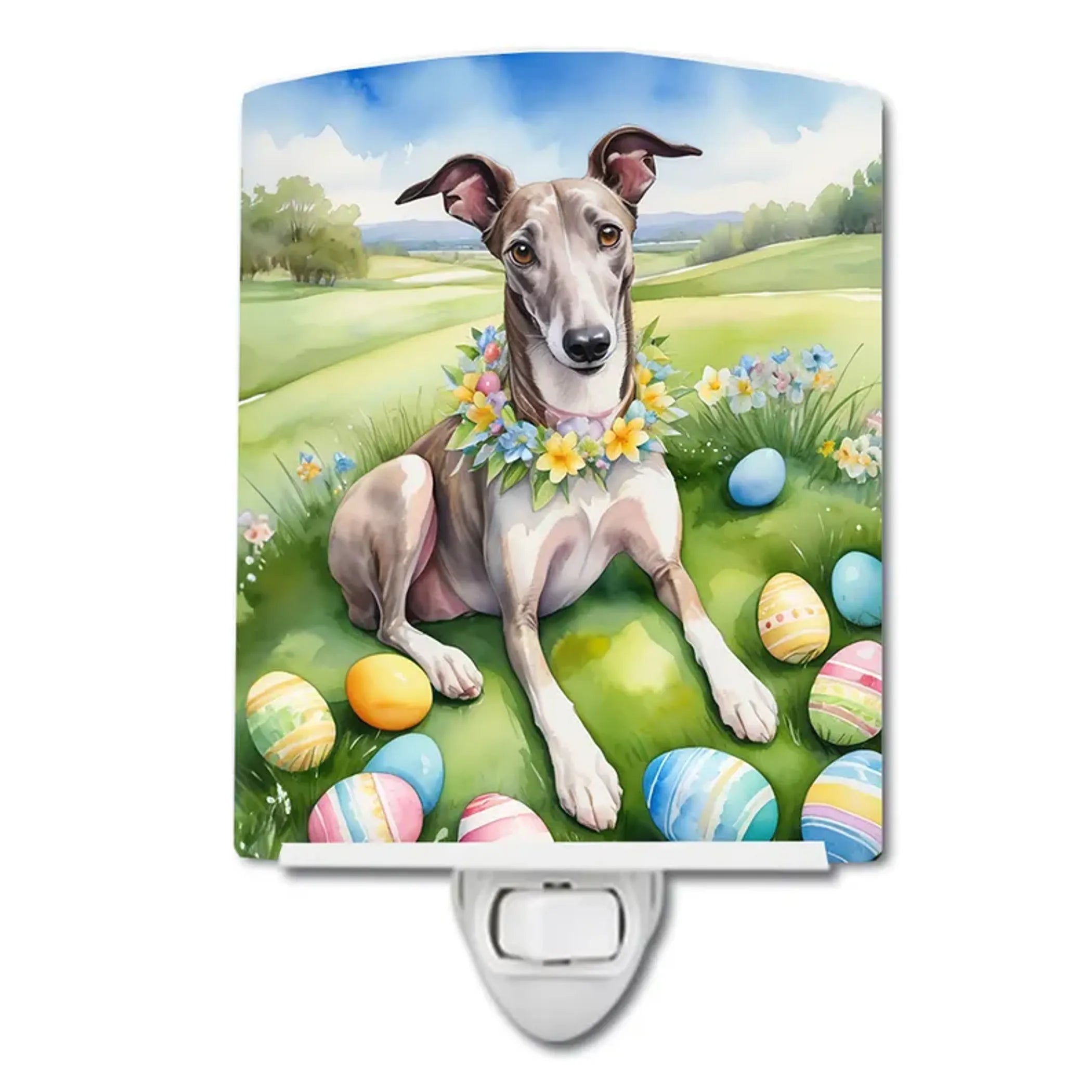 Greyhound Ceramic Night Light