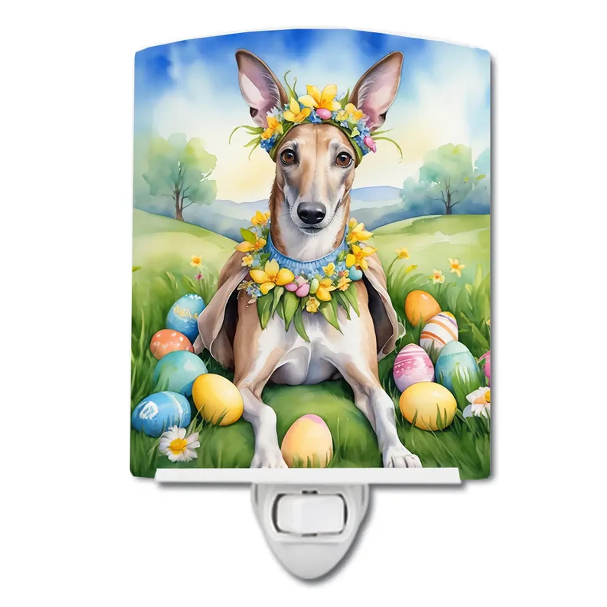 Greyhound Ceramic Night Light