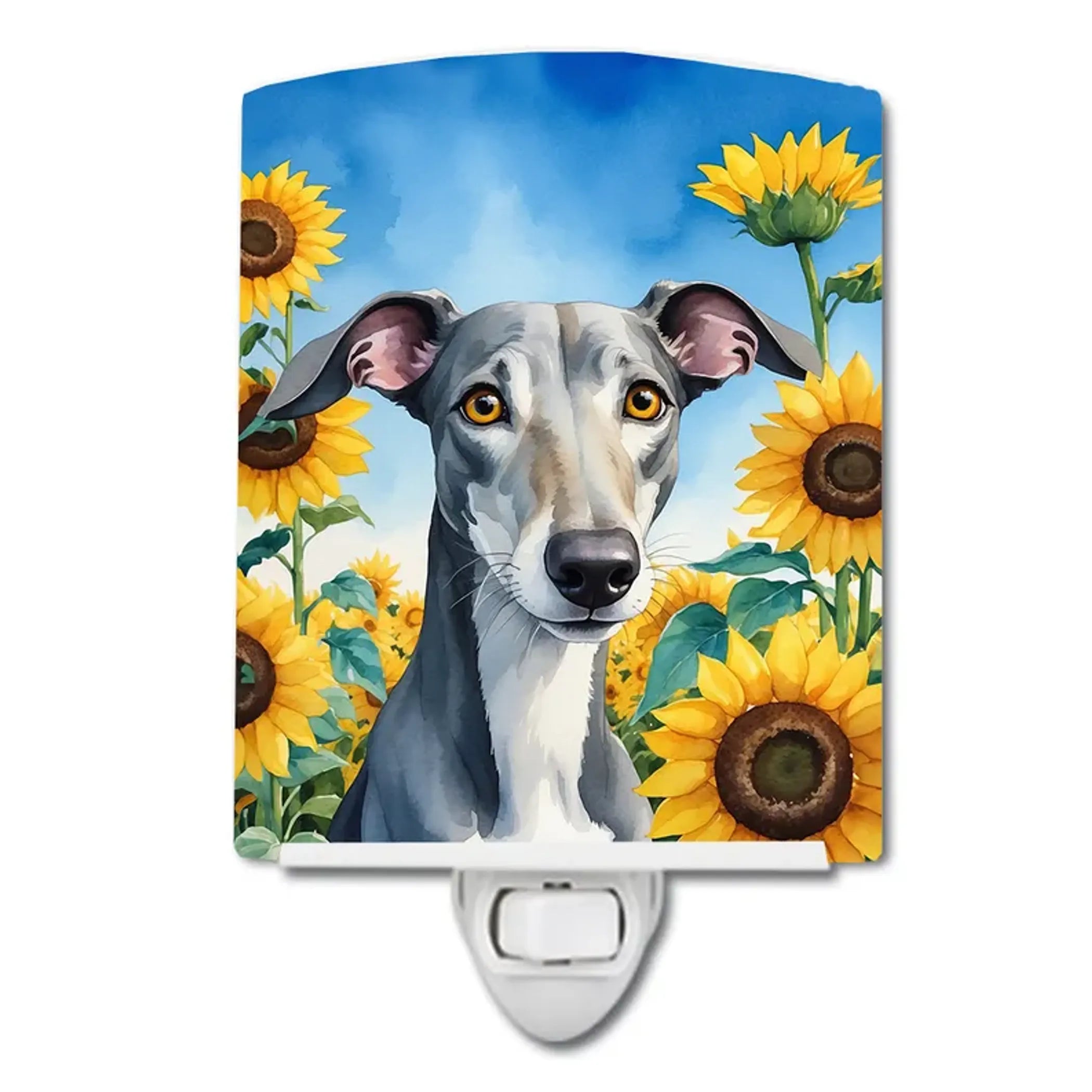 Greyhound Ceramic Night Light