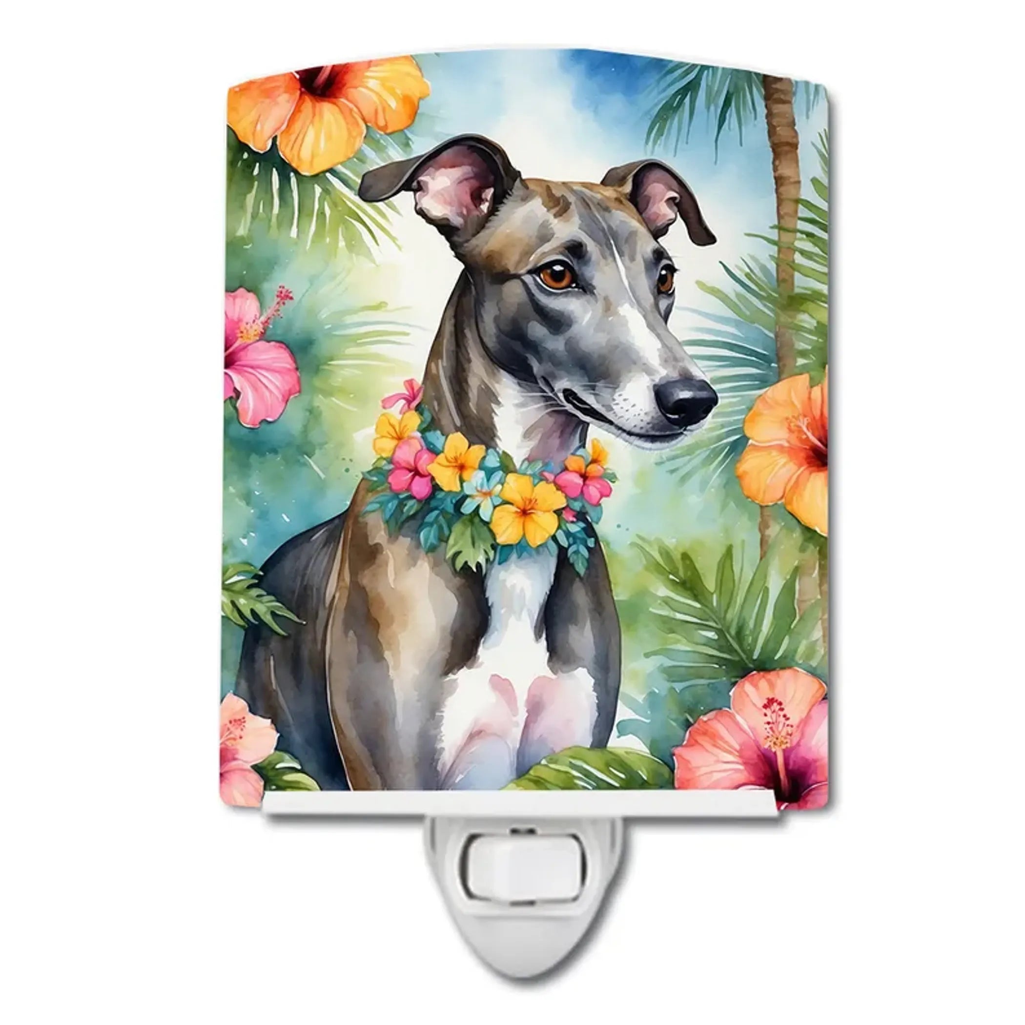 Greyhound Ceramic Night Light