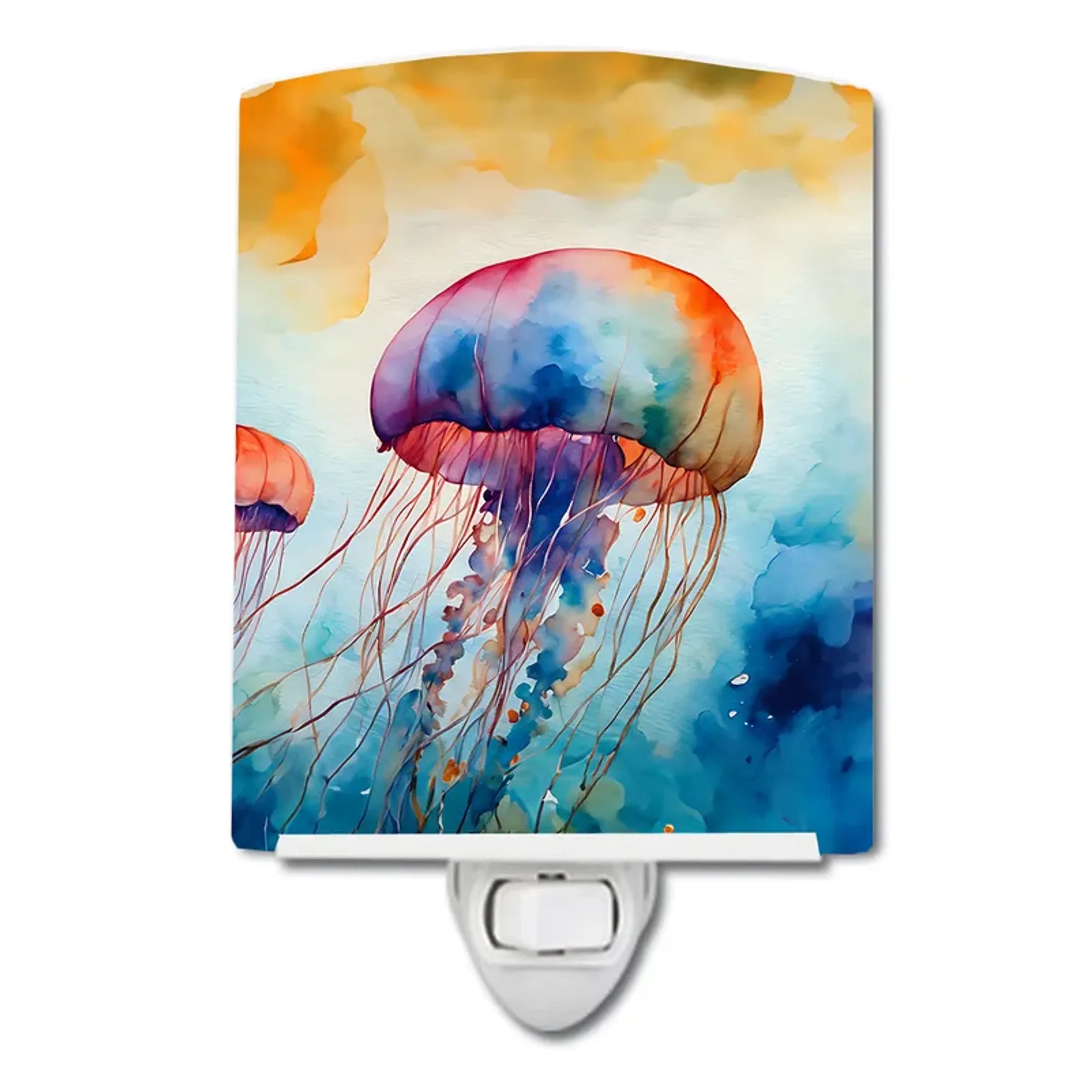 Jellyfish Ceramic Night Light