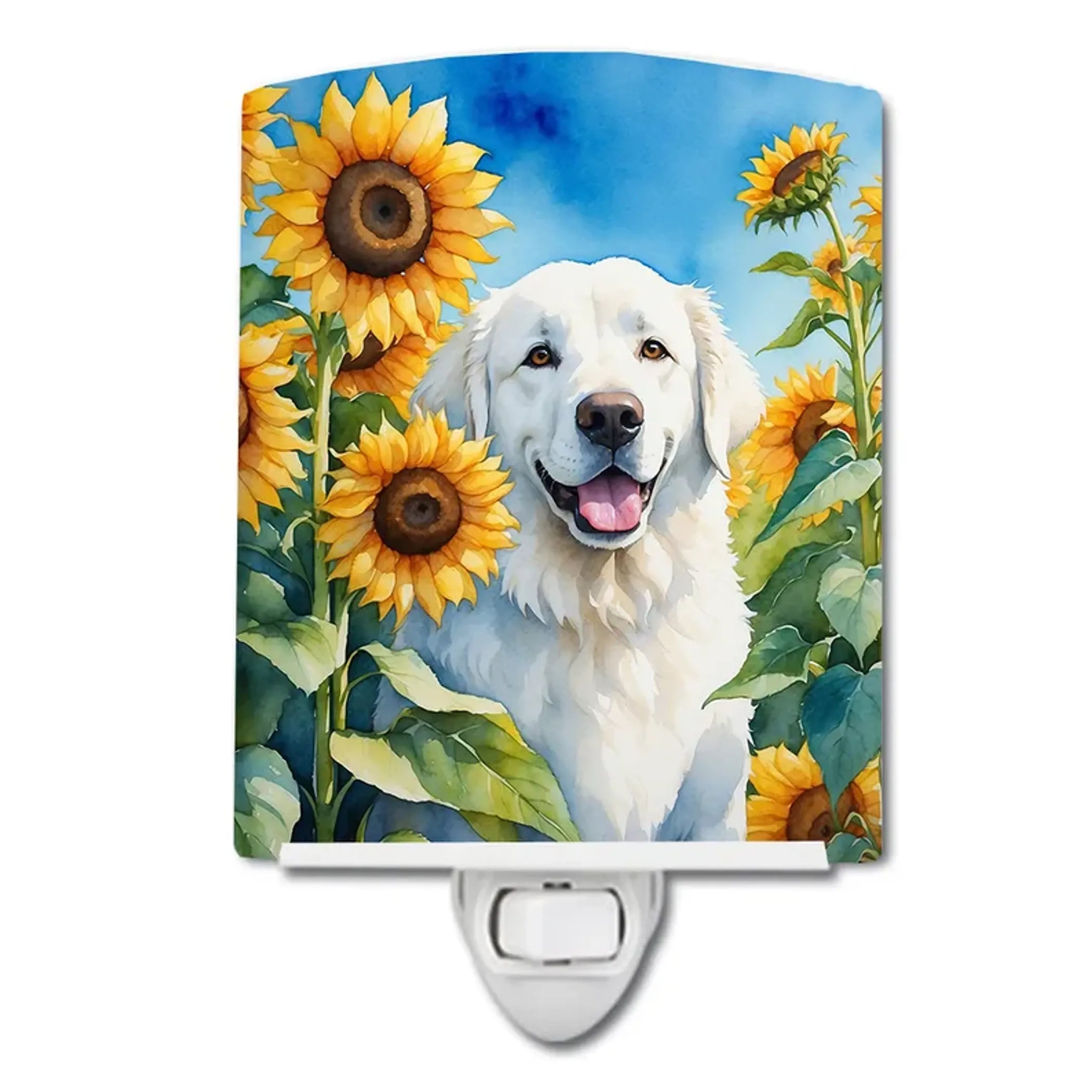 Kuvasz Ceramic Night Light