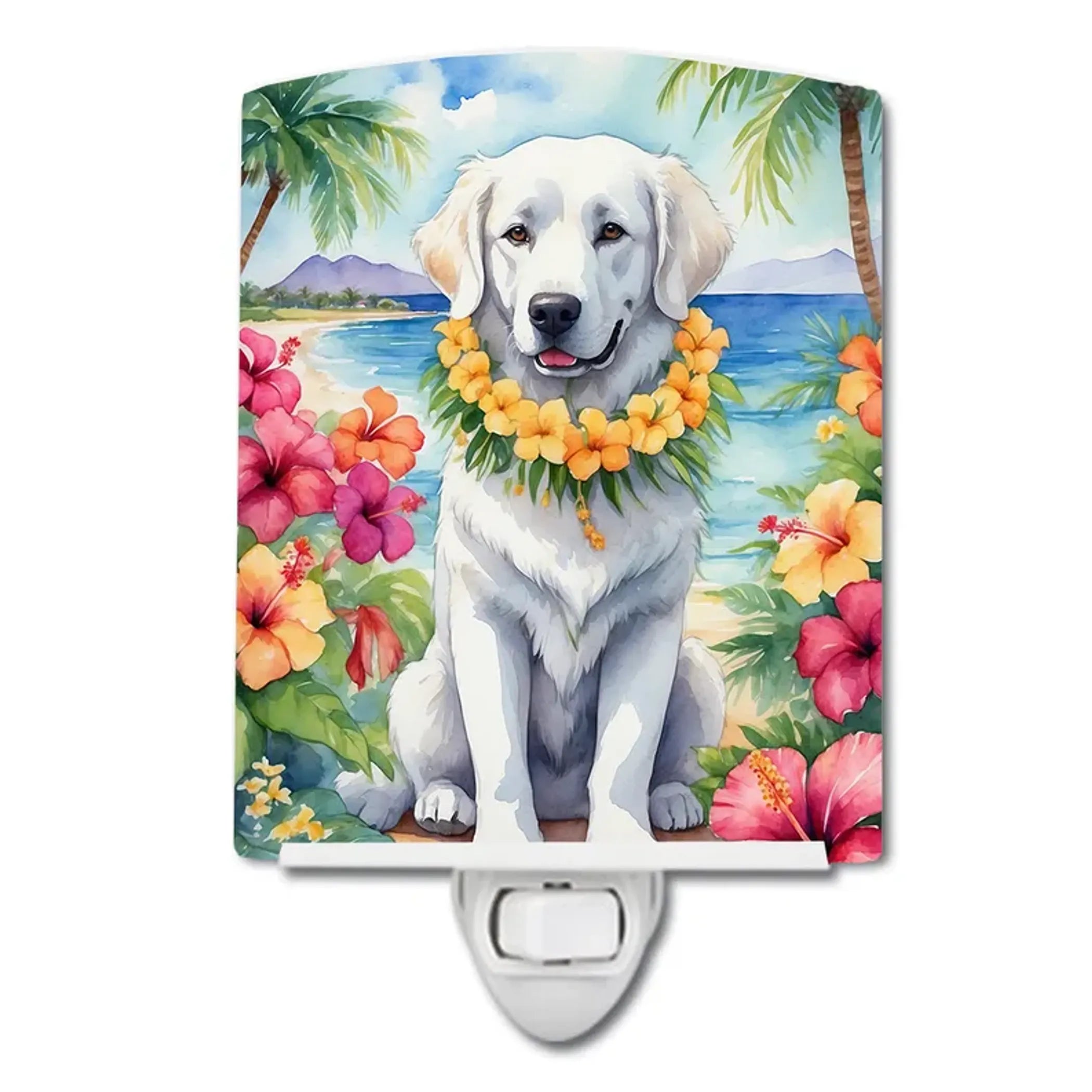 Kuvasz Ceramic Night Light