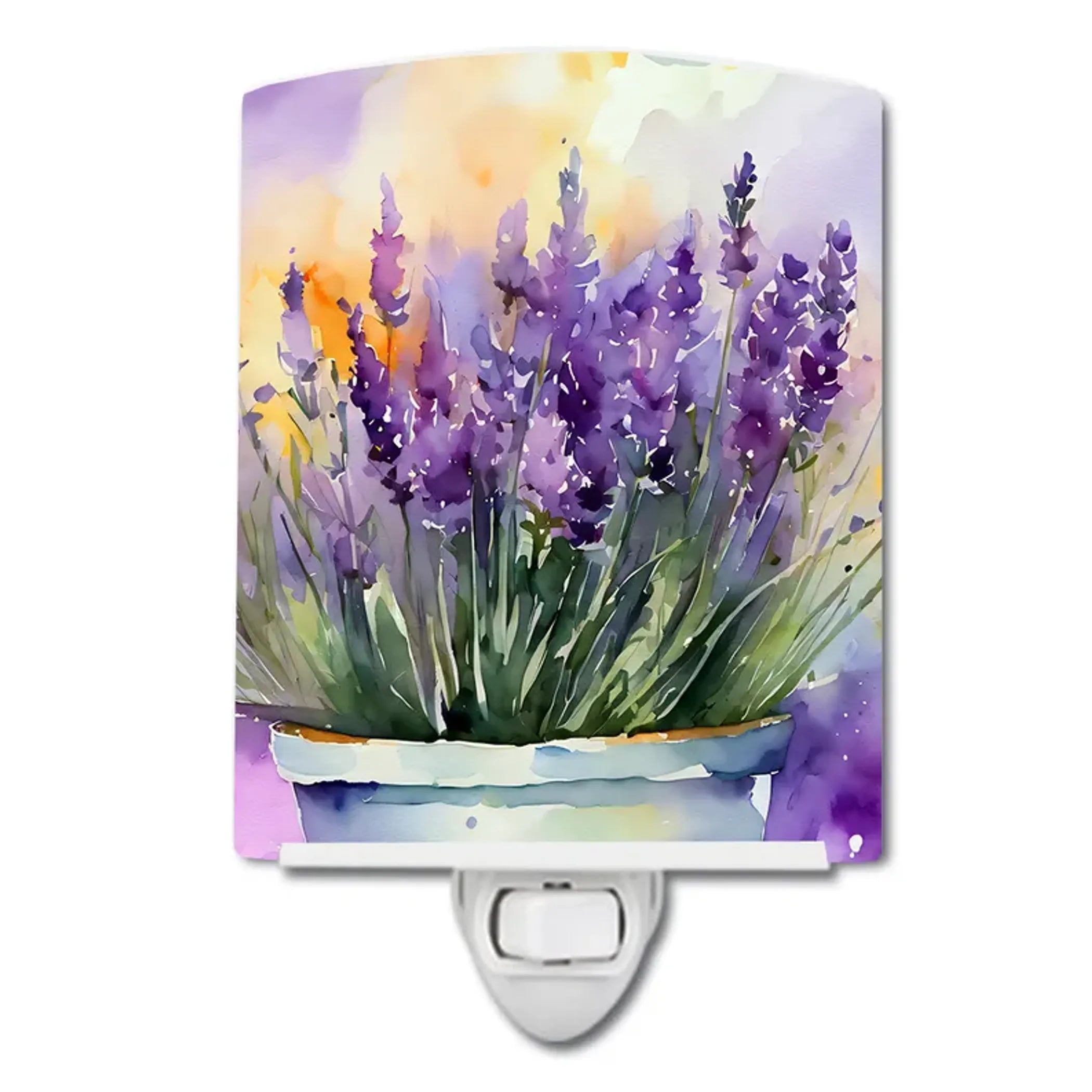 Lavender Ceramic Night Light
