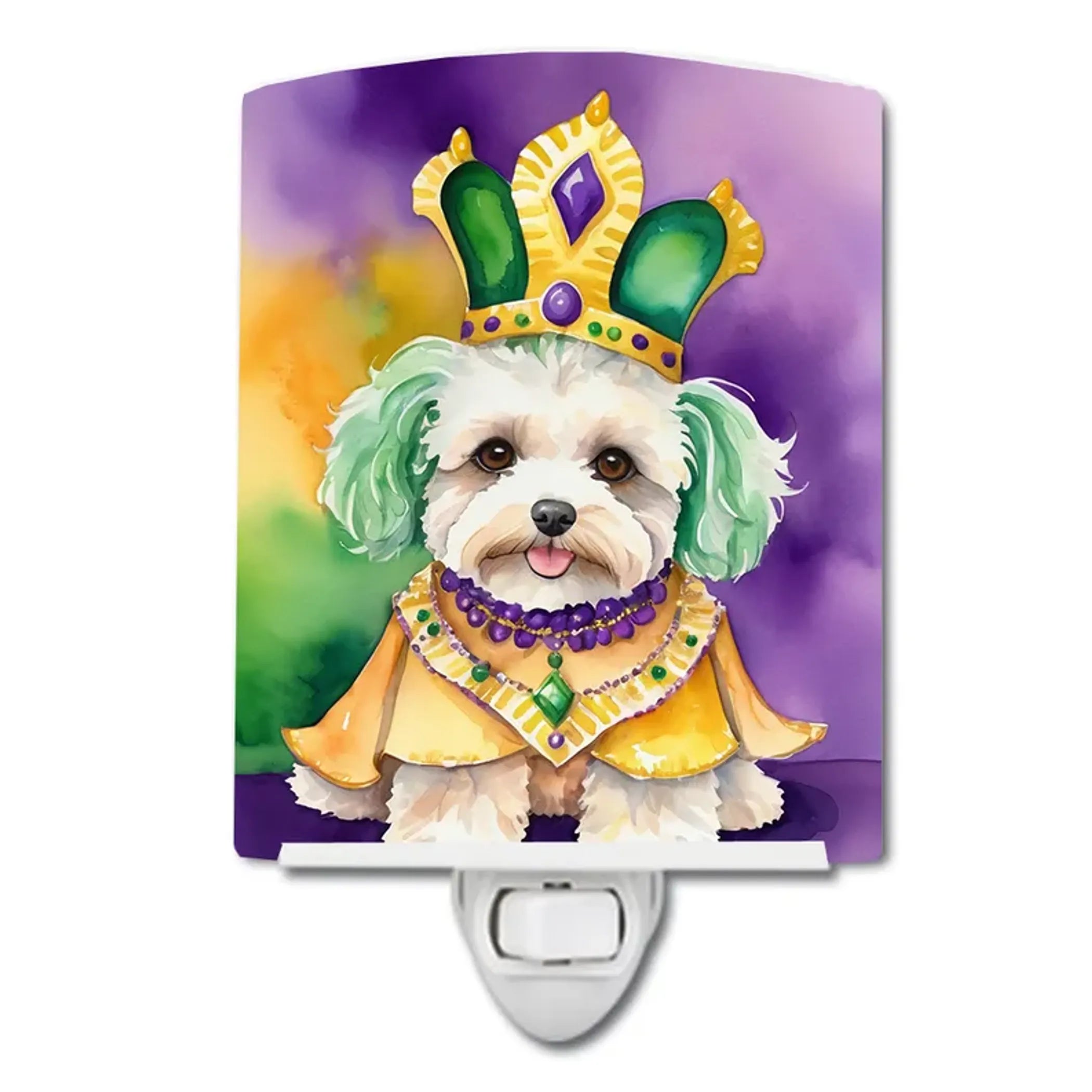 Maltipoo Ceramic Night Light