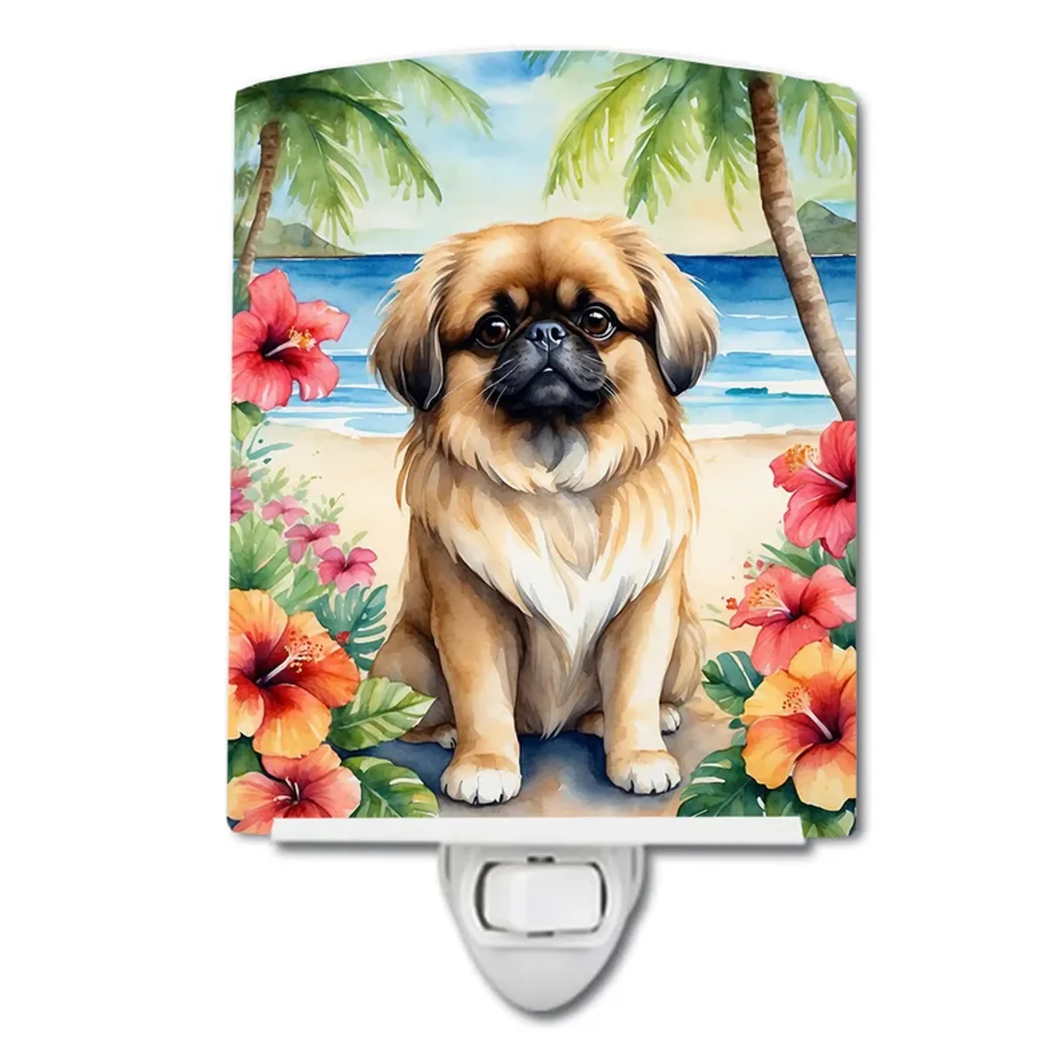 Pekingese Ceramic Night Light