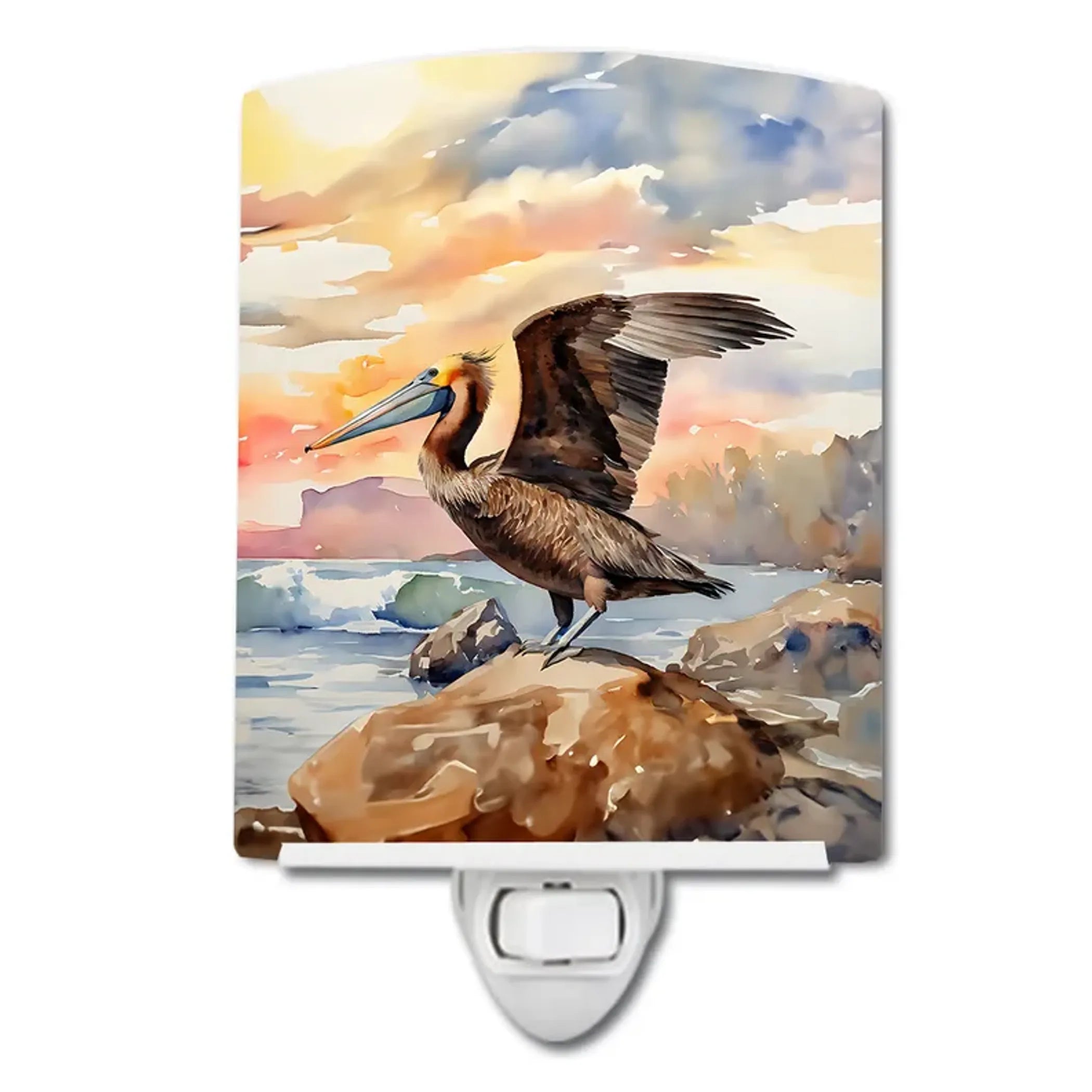 Pelican Ceramic Night Light