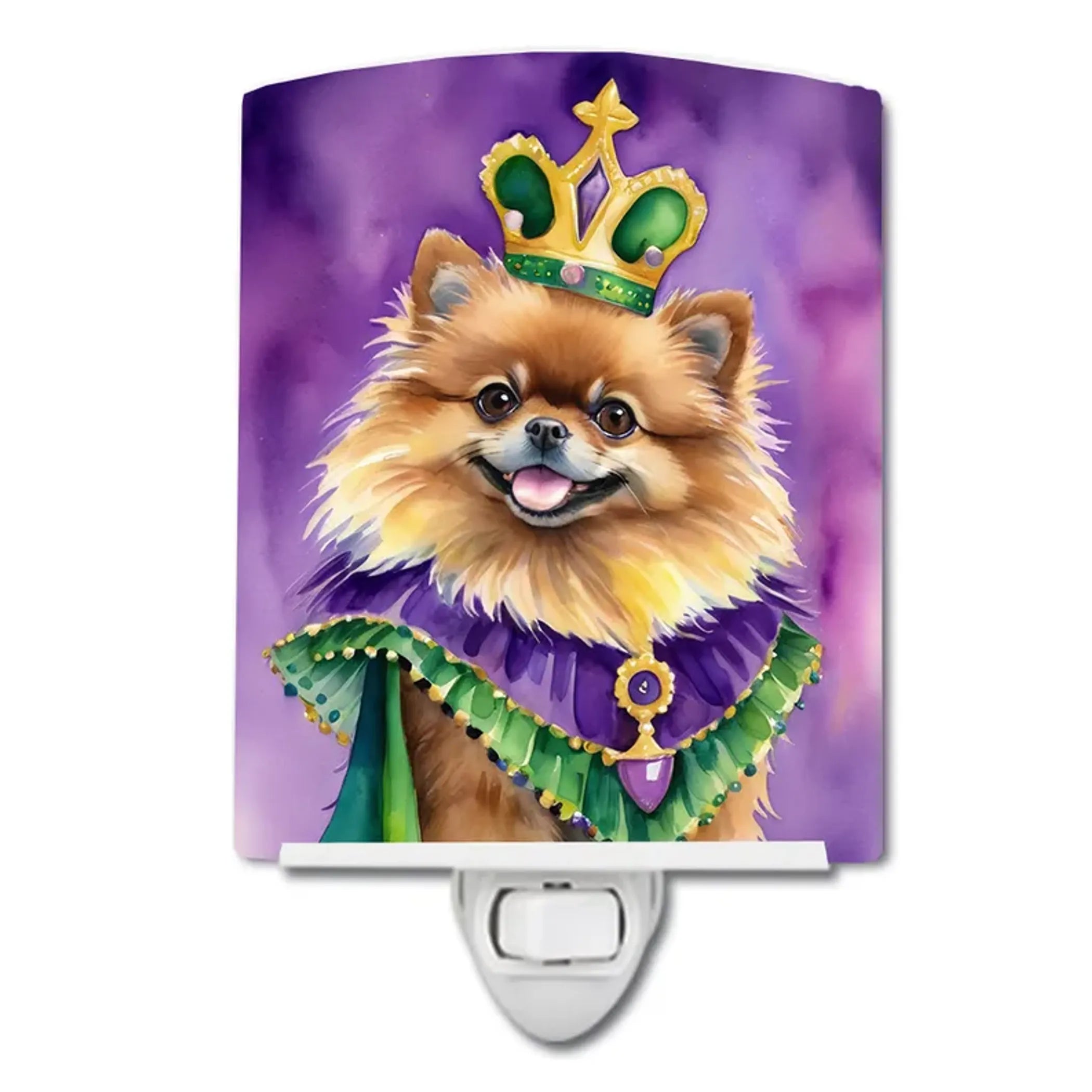 Pomeranian Ceramic Night Light