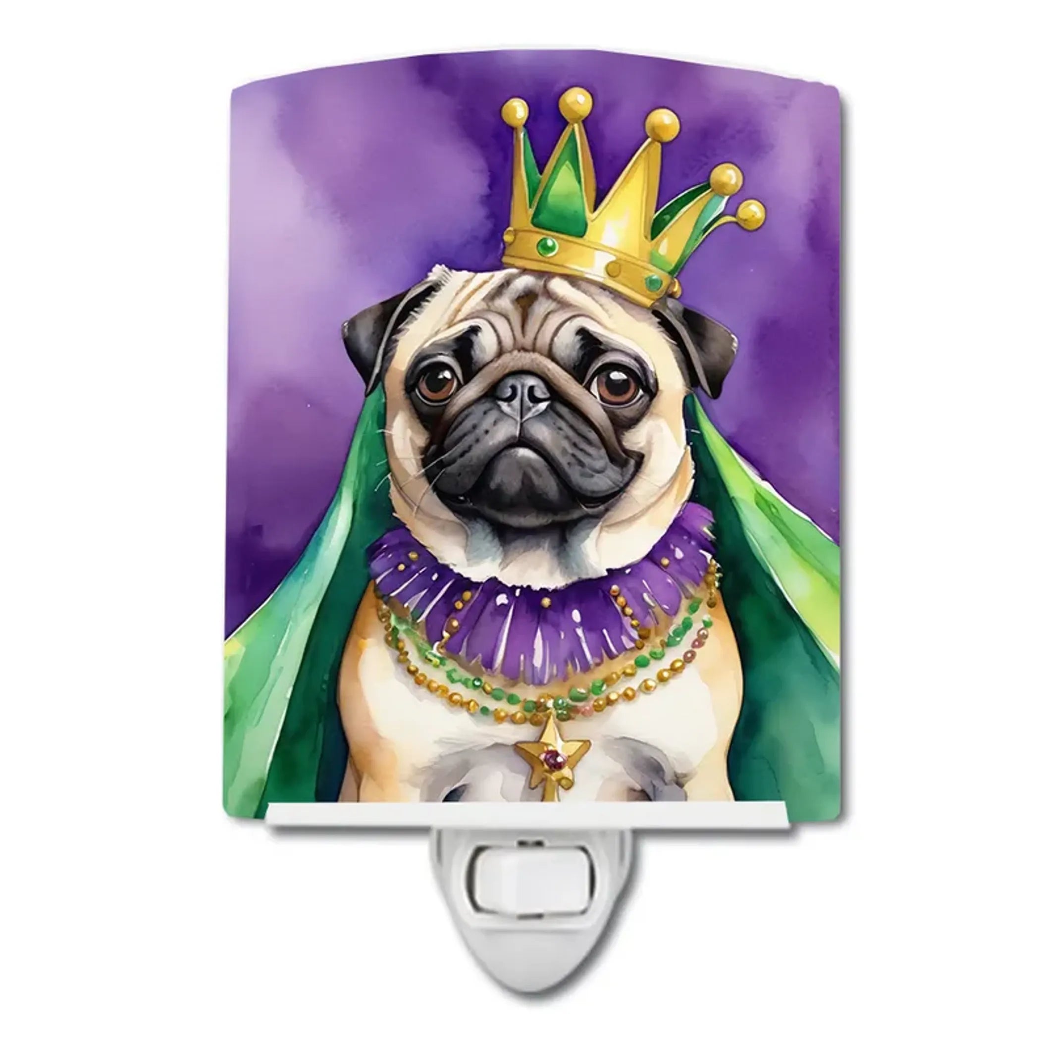 Pug Ceramic Night Light