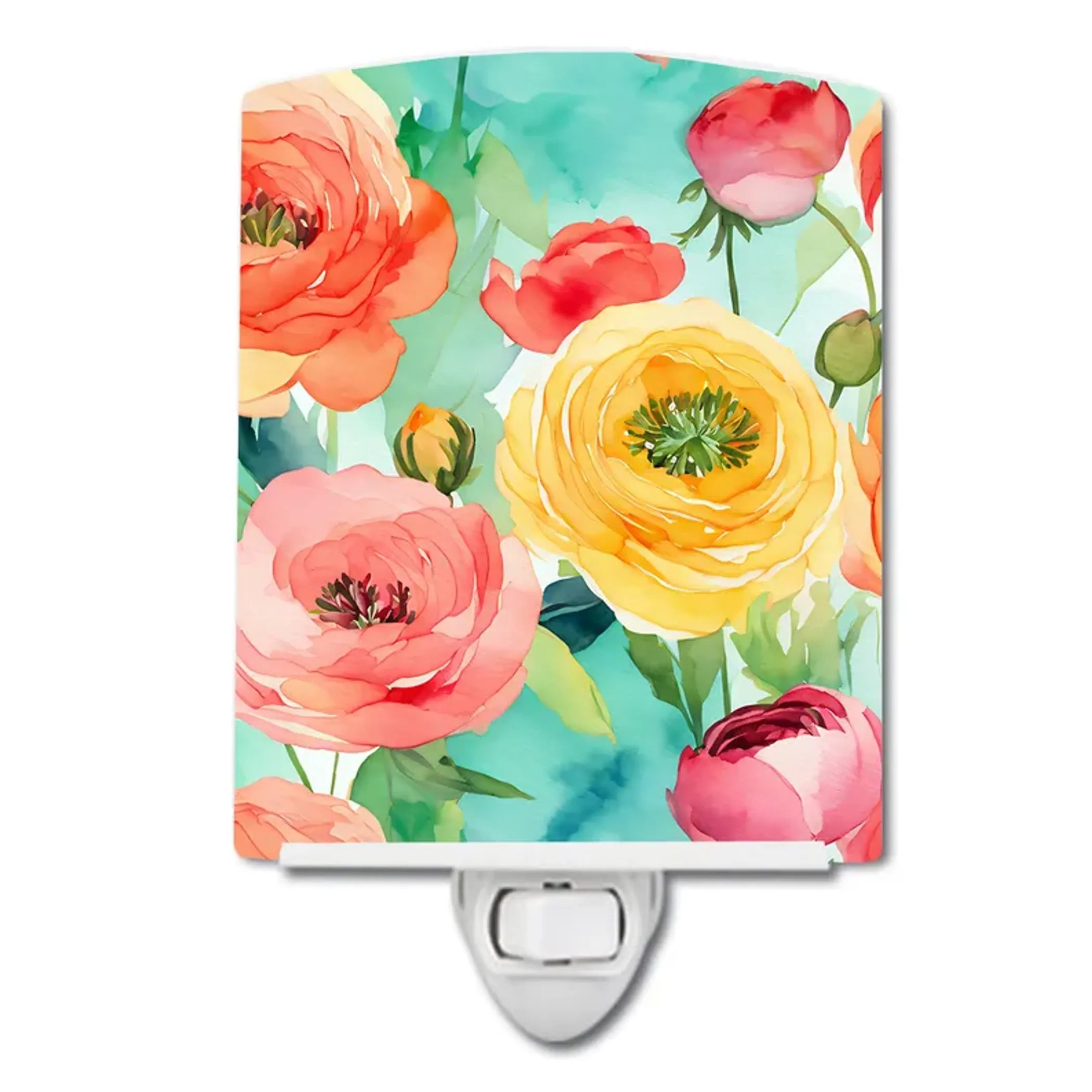 Ranunculus Ceramic Night Light
