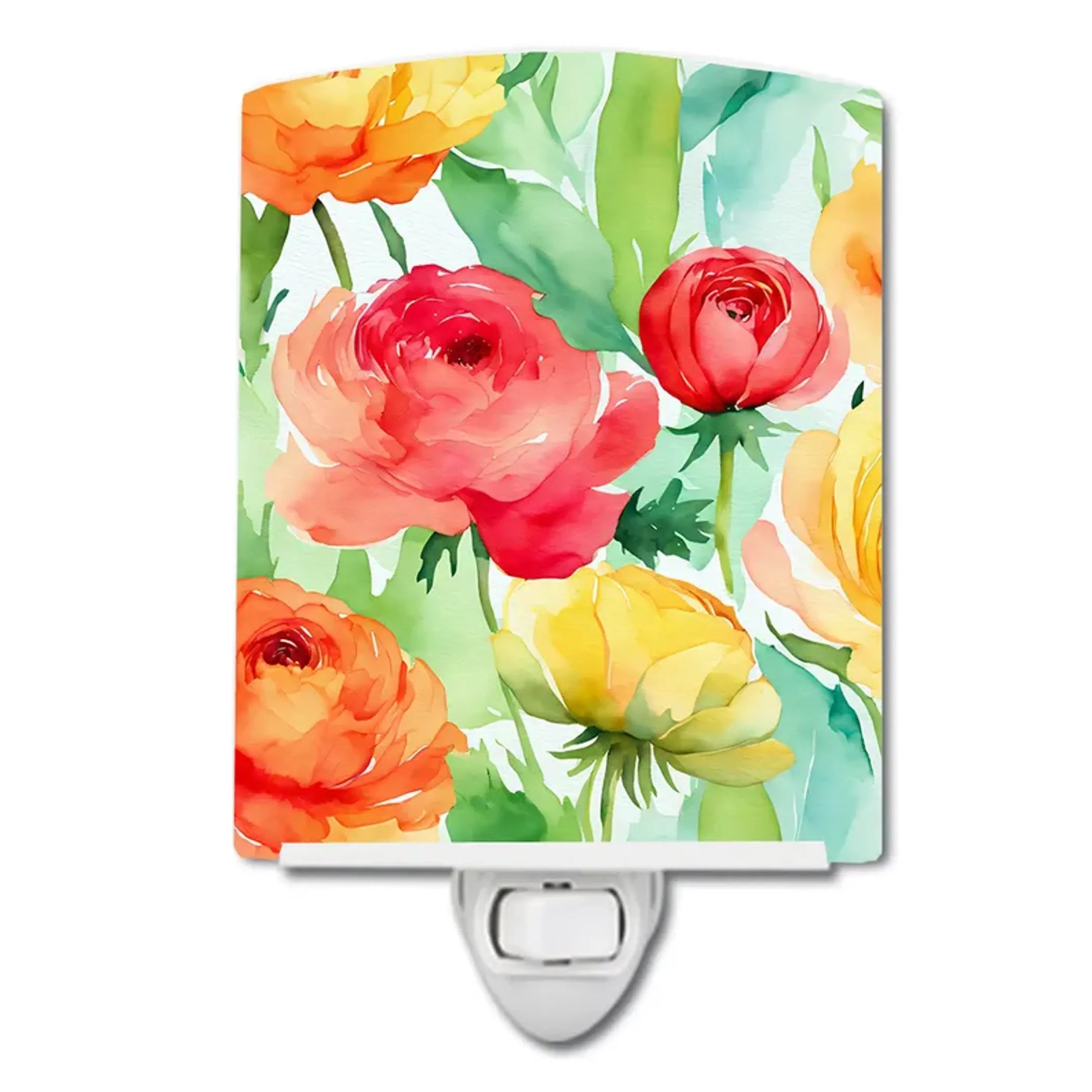 Ranunculus Ceramic Night Light