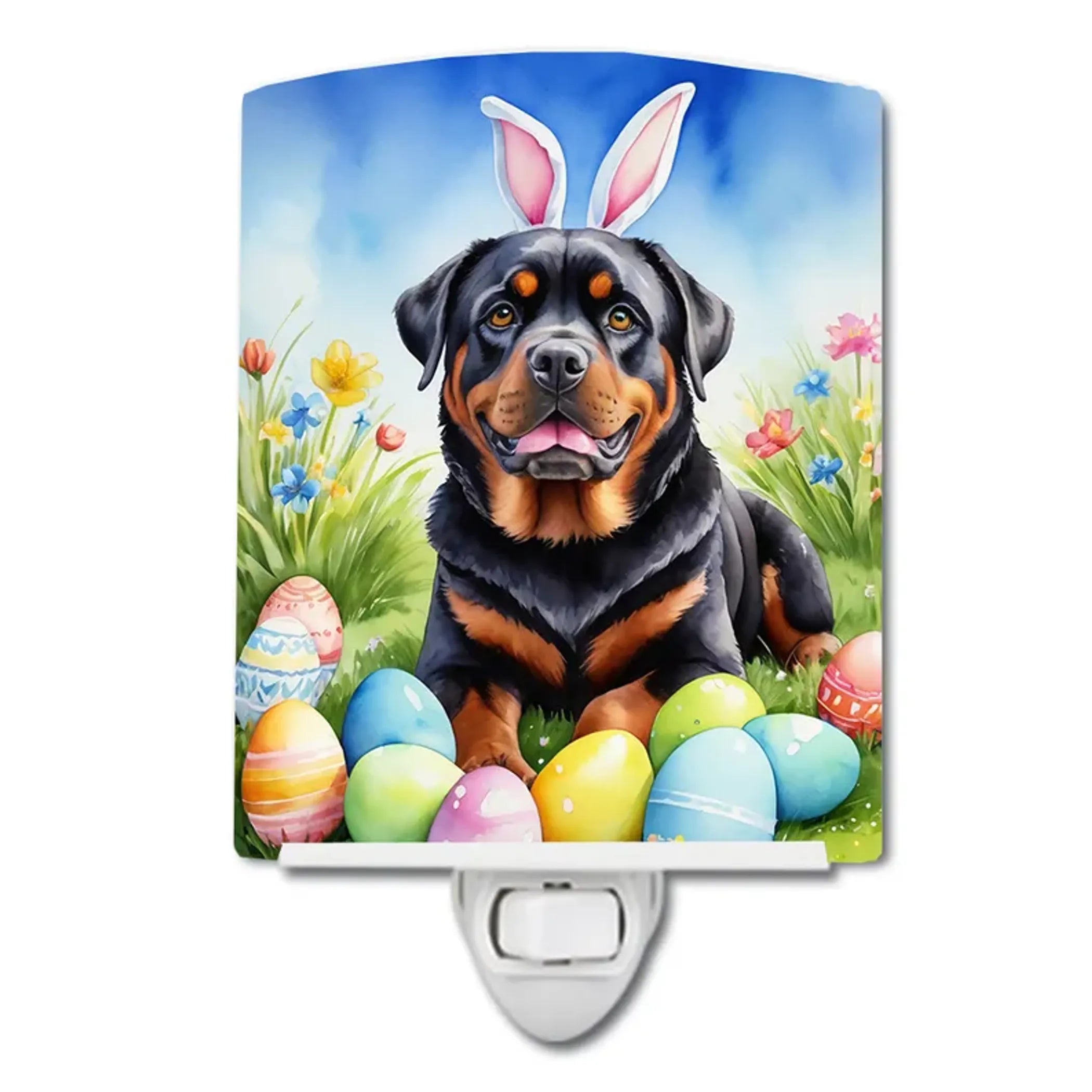 Rottweiler Ceramic Night Light