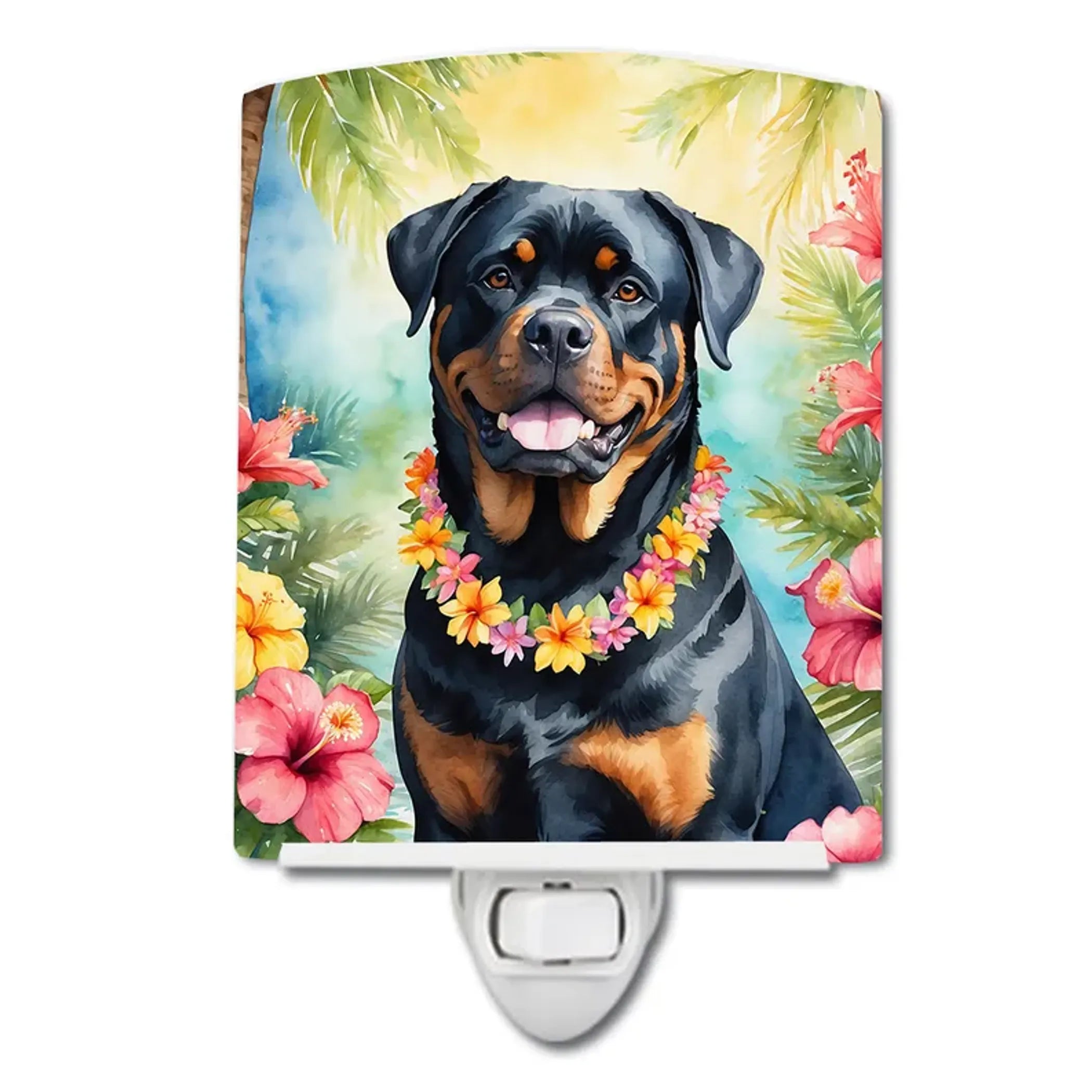 Rottweiler Ceramic Night Light