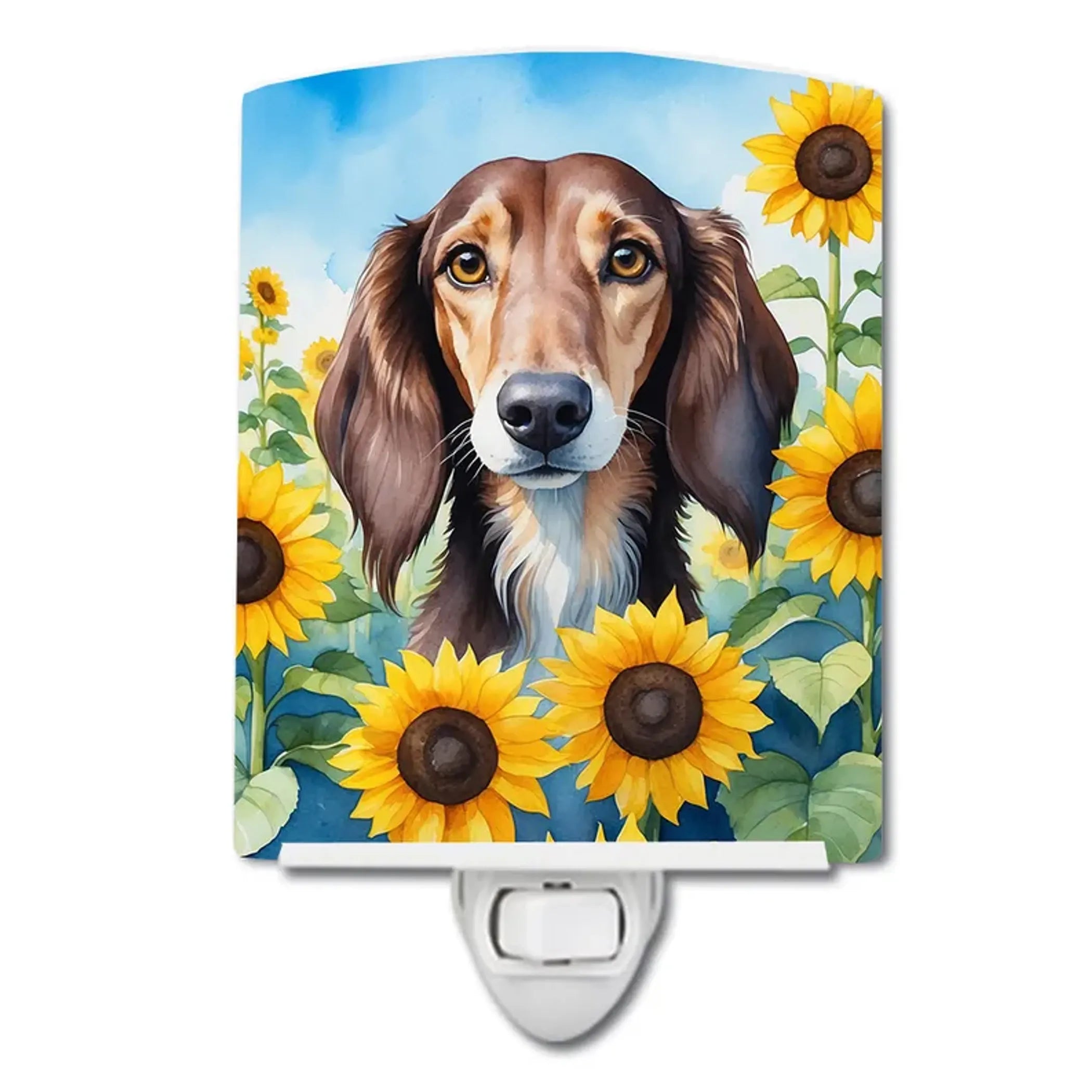 Saluki Ceramic Night Light