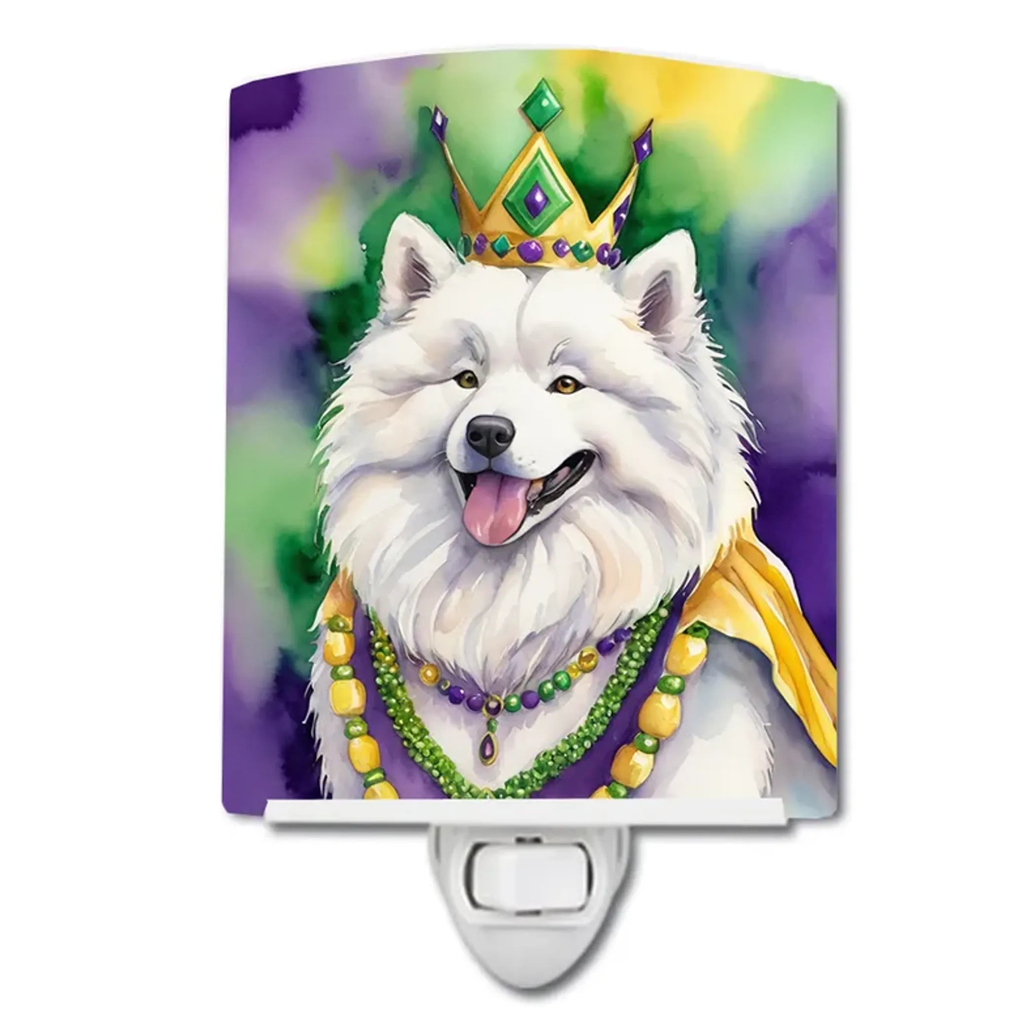 Samoyed Ceramic Night Light