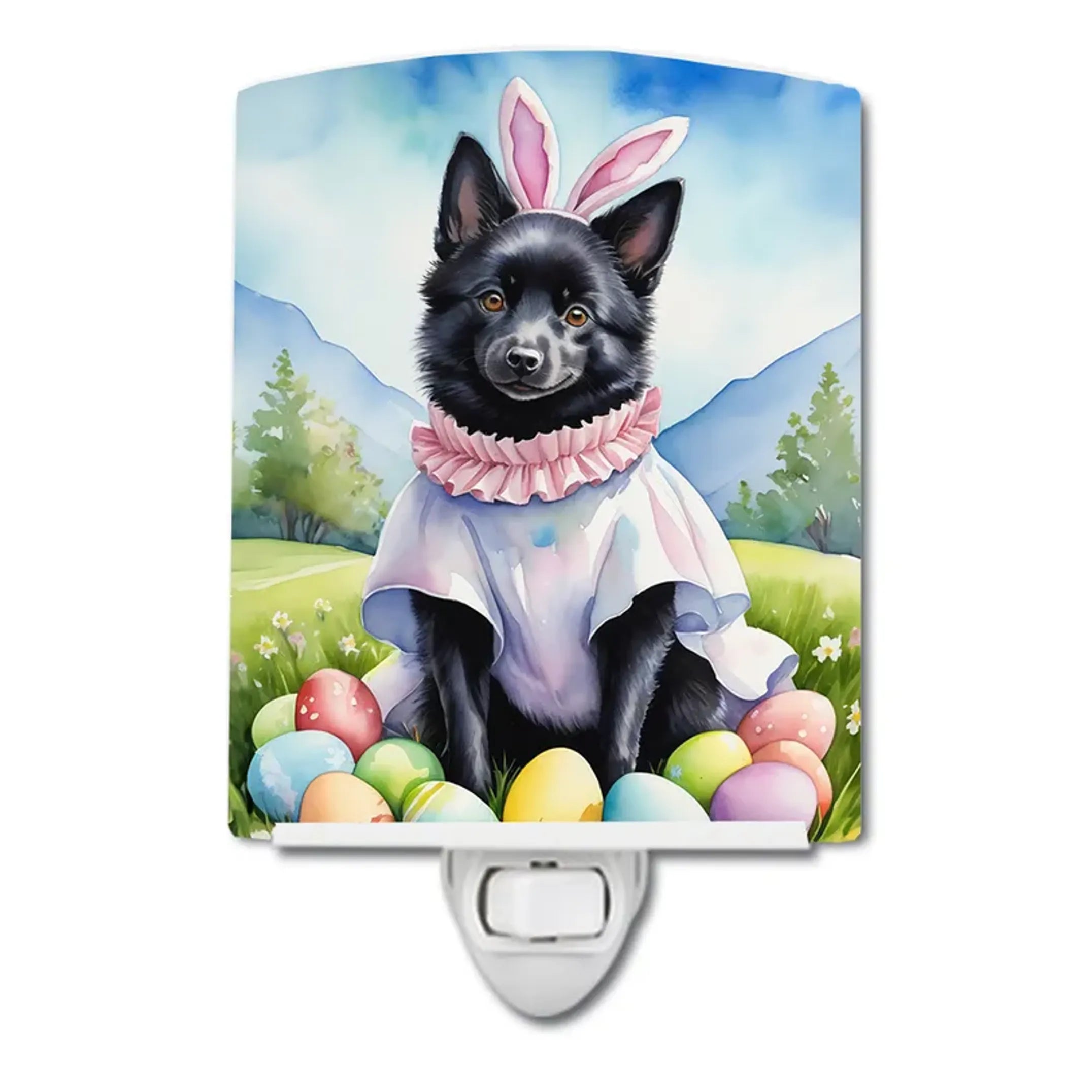 Schipperke Ceramic Night Light