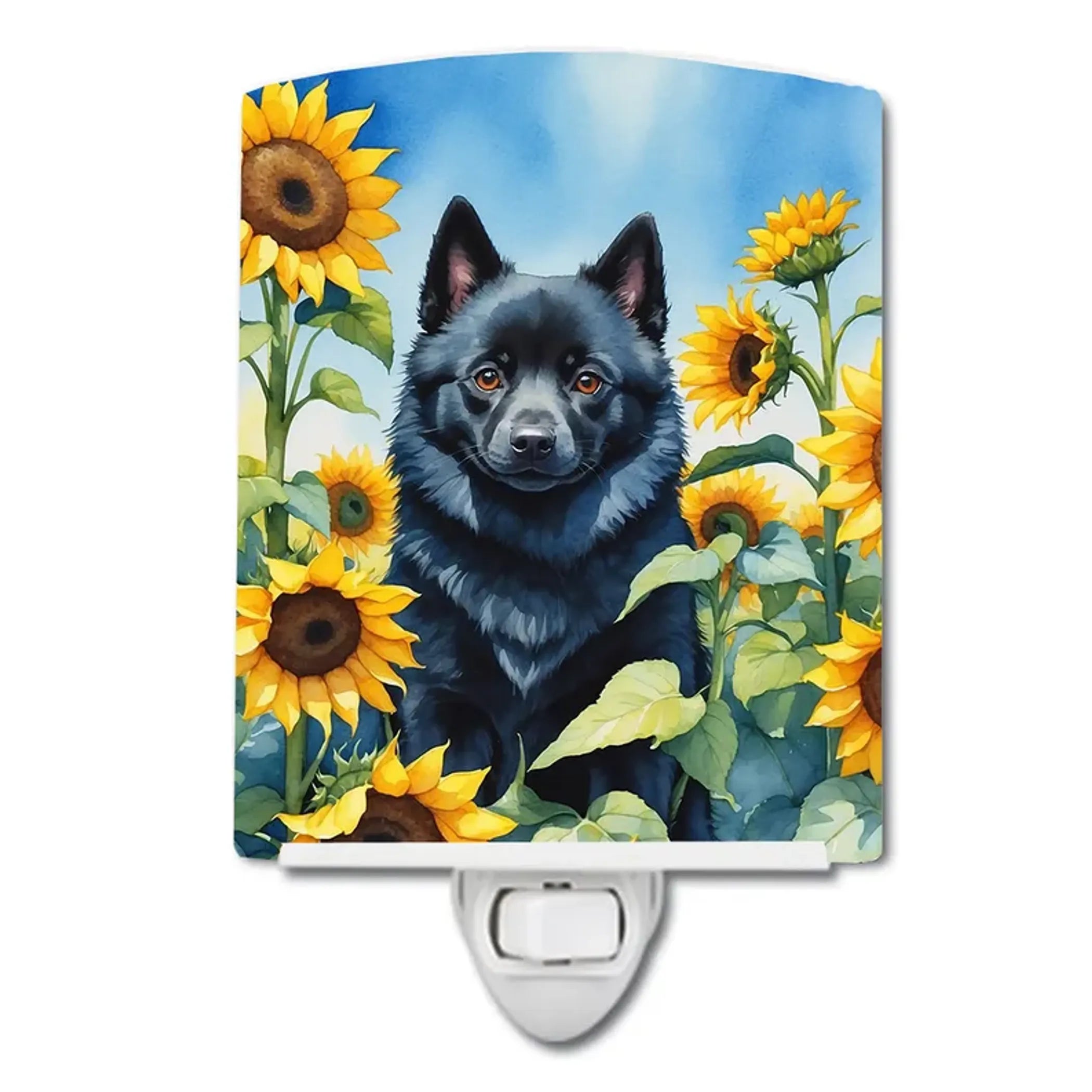 Schipperke Ceramic Night Light