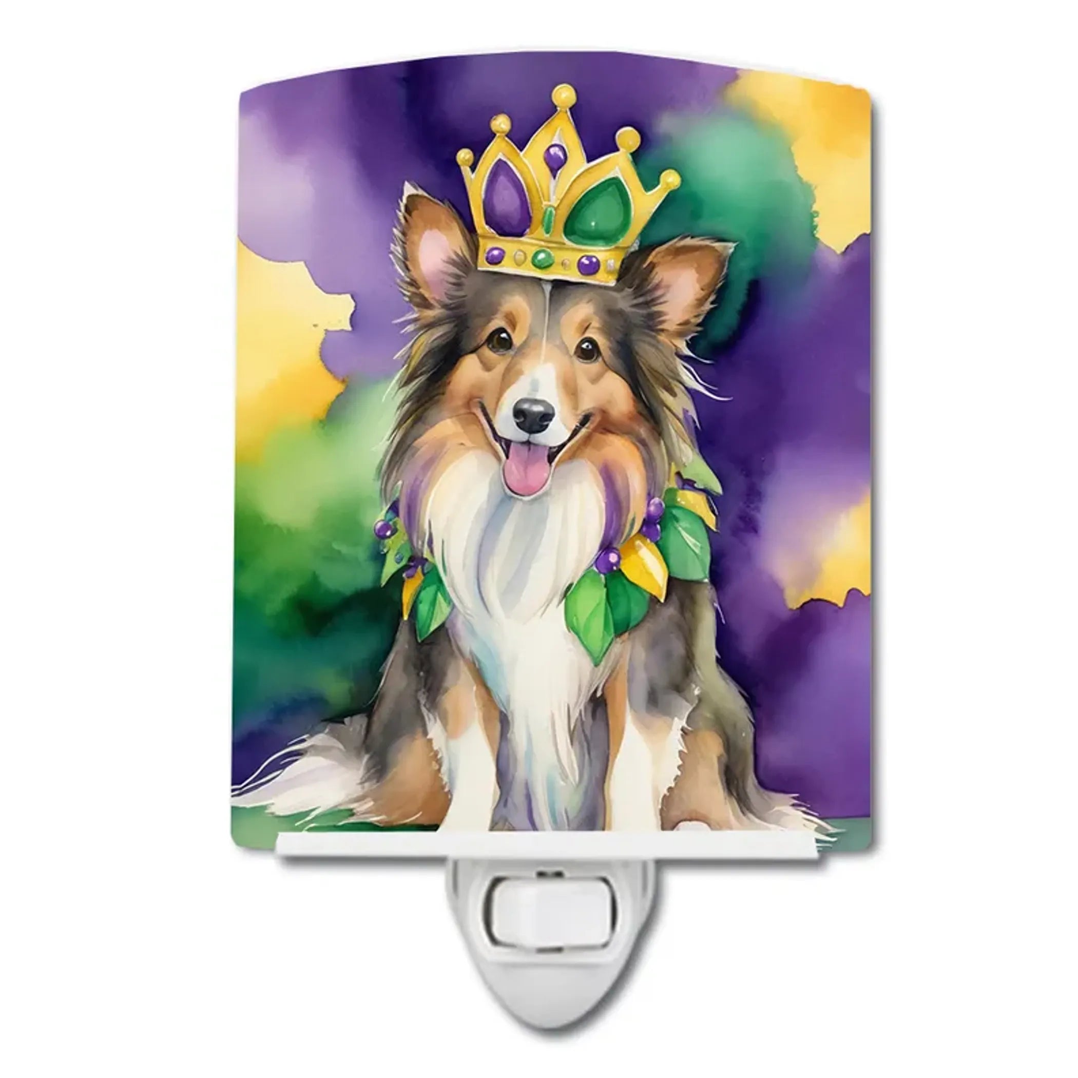 Sheltie Ceramic Night Light