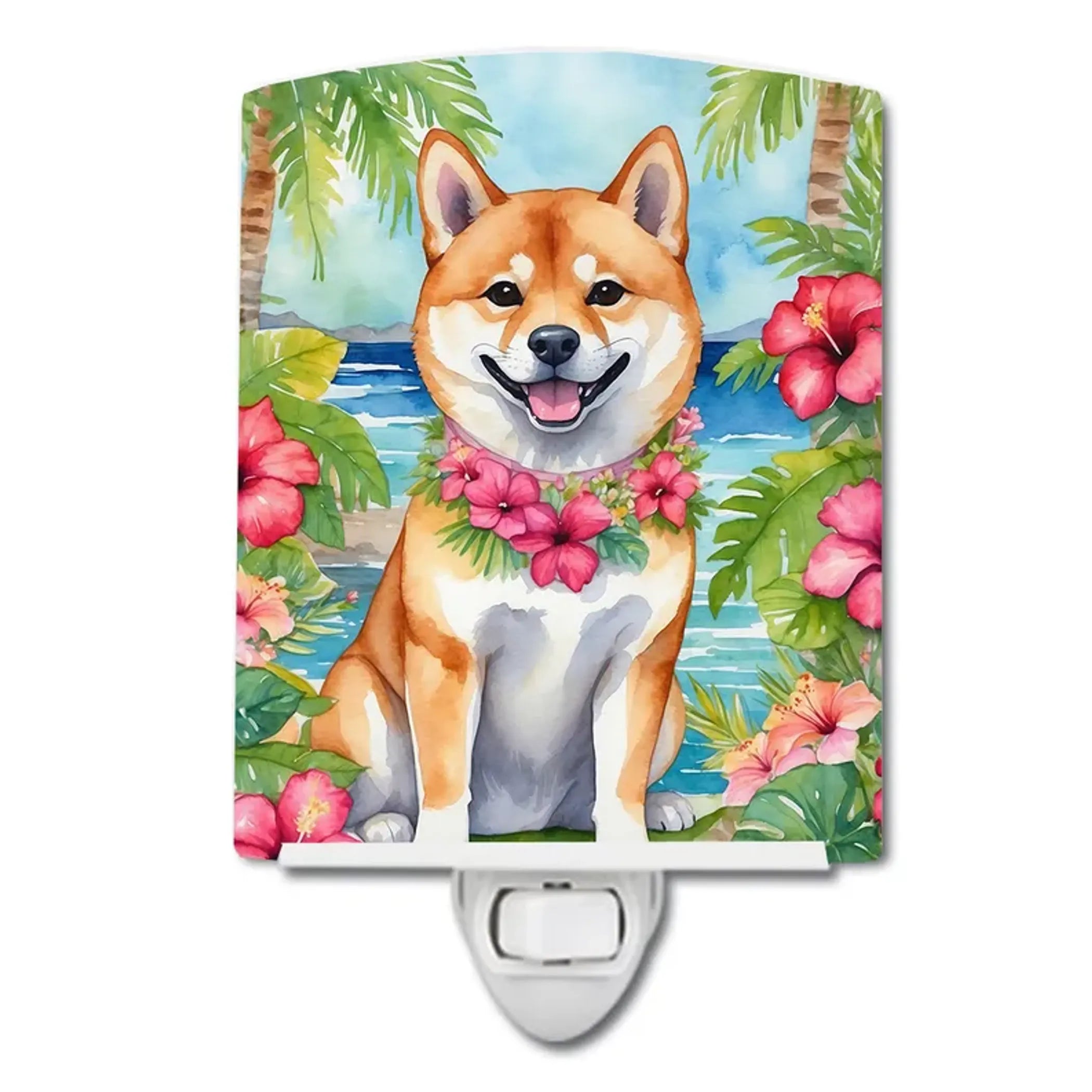 Shiba Ceramic Night Light