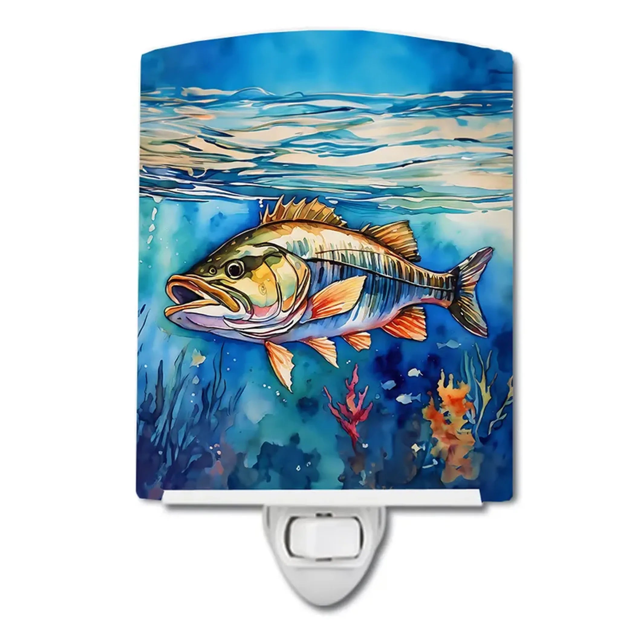 Striped Ceramic Night Light