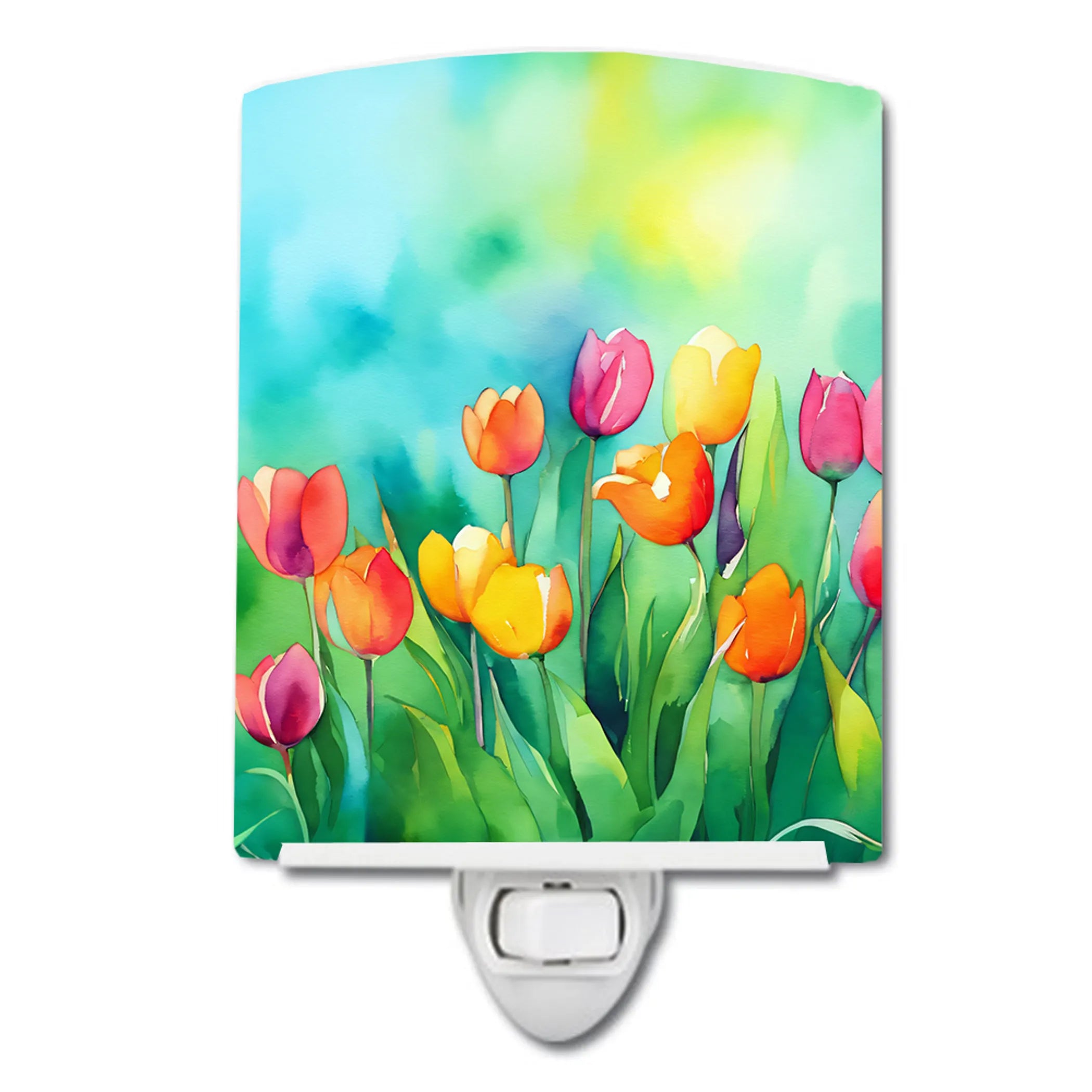 Tulips Ceramic Night Light