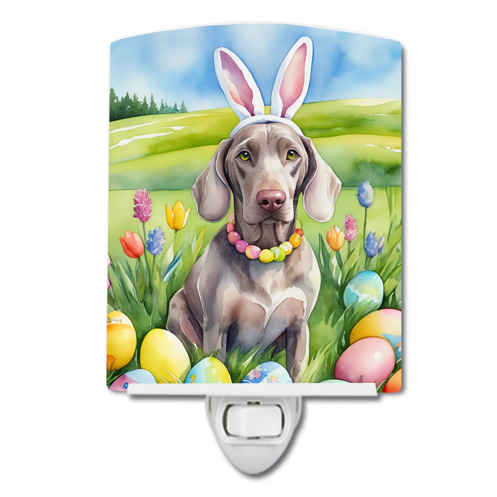 Weimaraner Ceramic Night Light