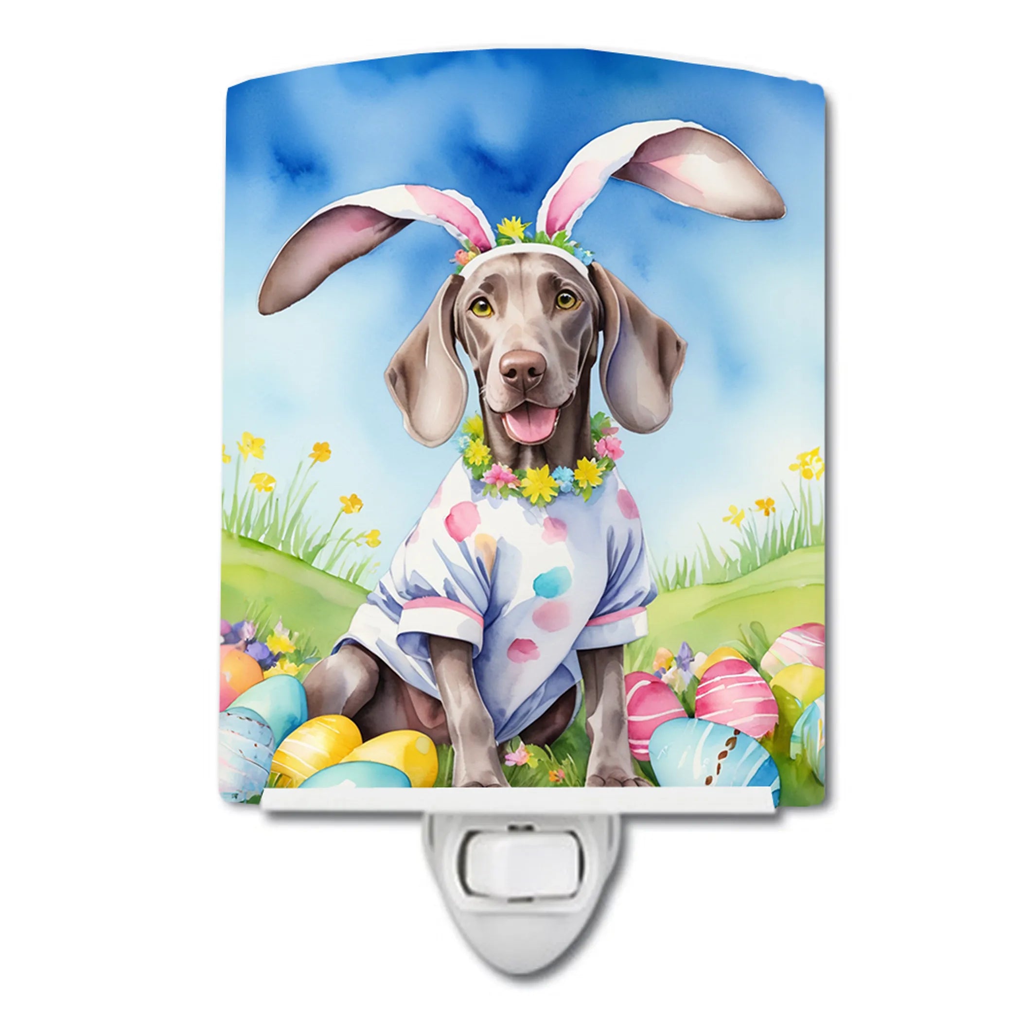 Weimaraner Ceramic Night Light