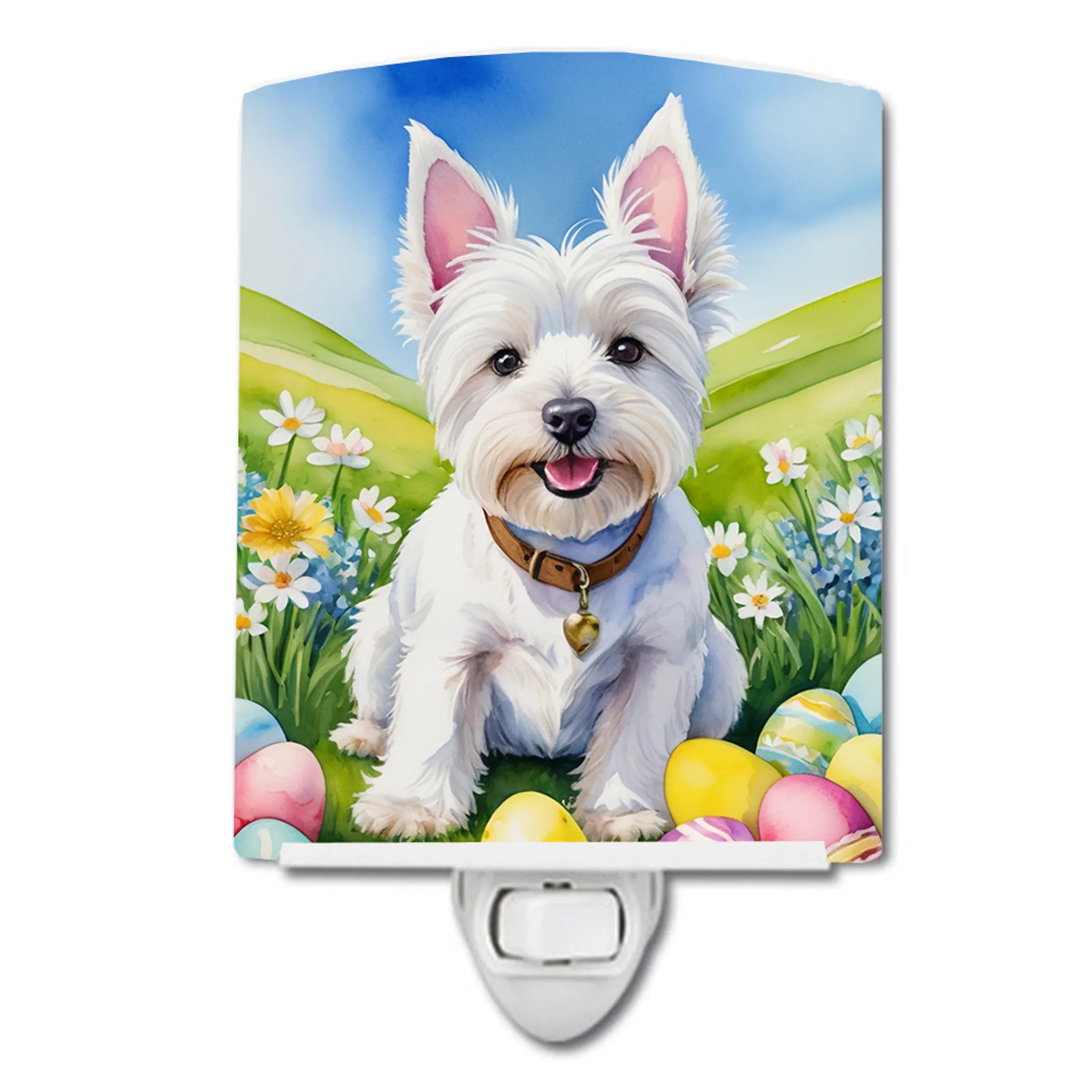 Westie Ceramic Night Light