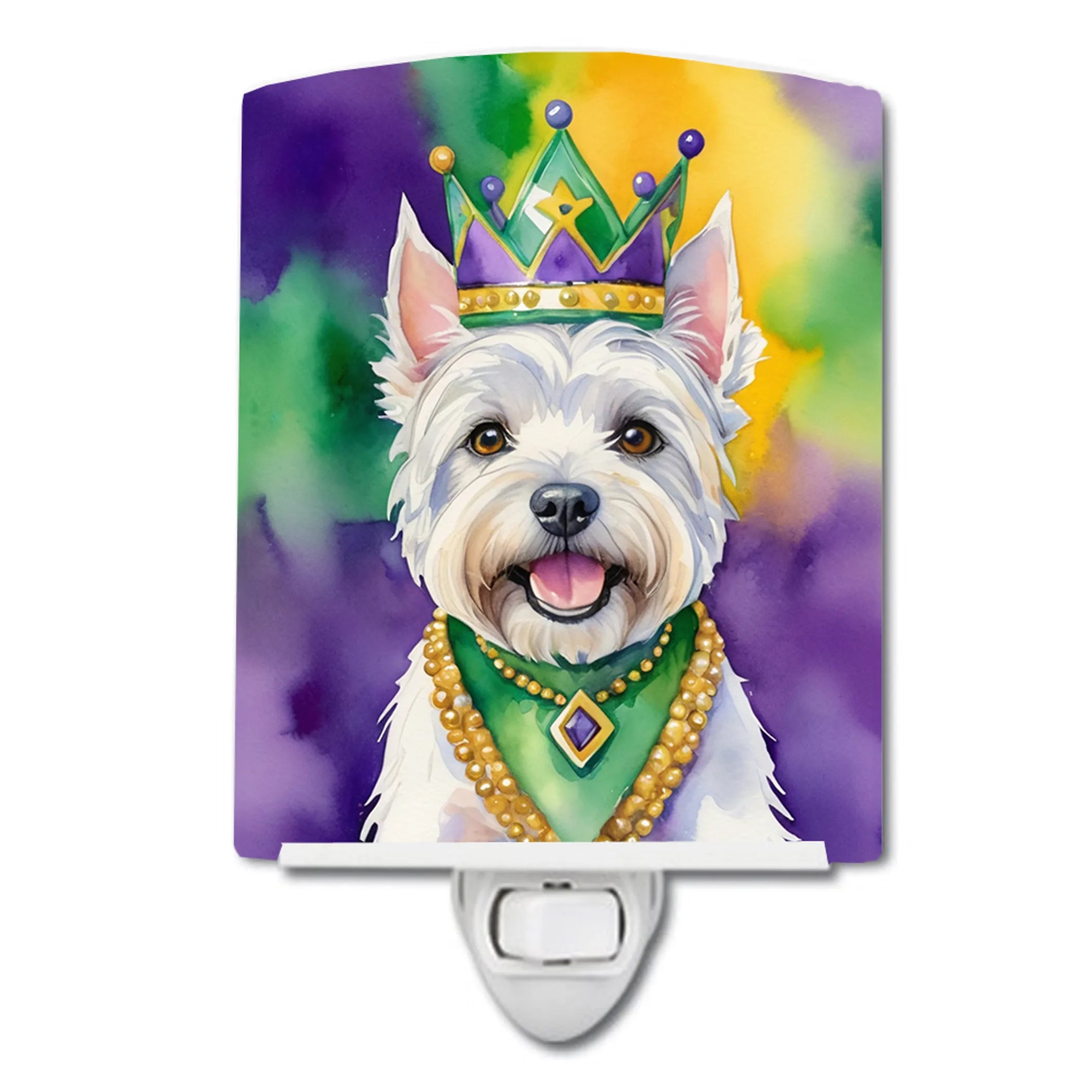 Westie Ceramic Night Light