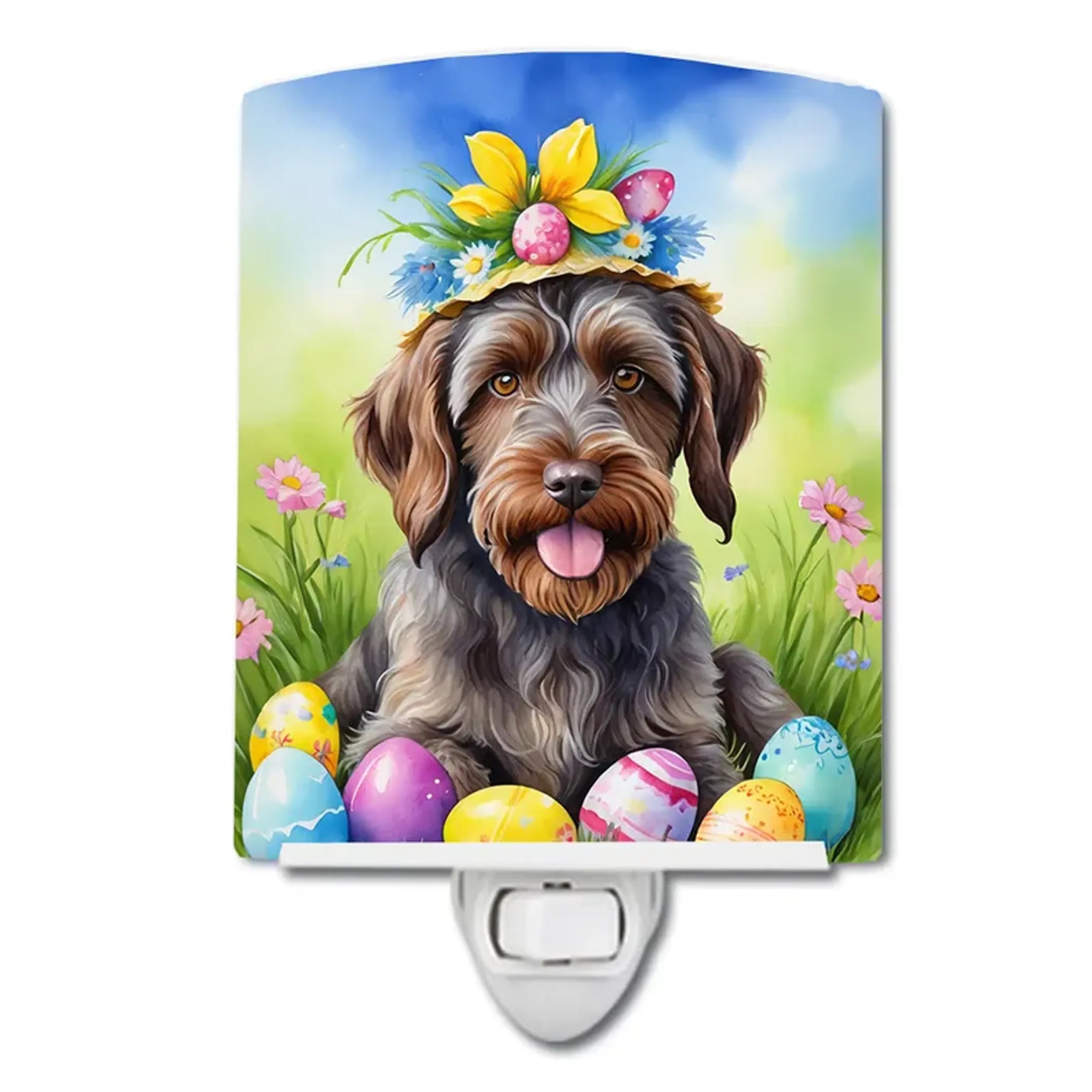 Wirehaired Ceramic Night Light