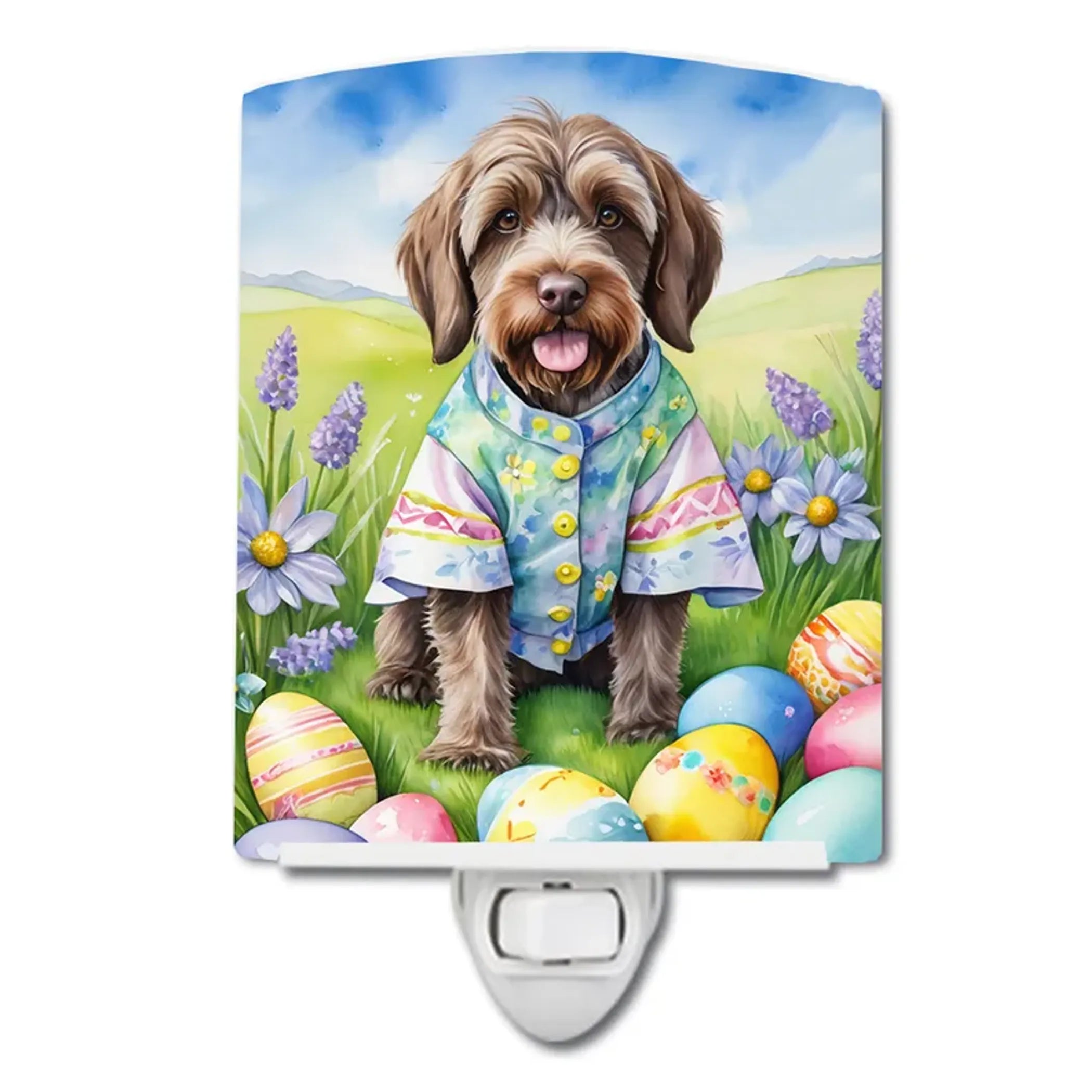 Wirehaired Ceramic Night Light