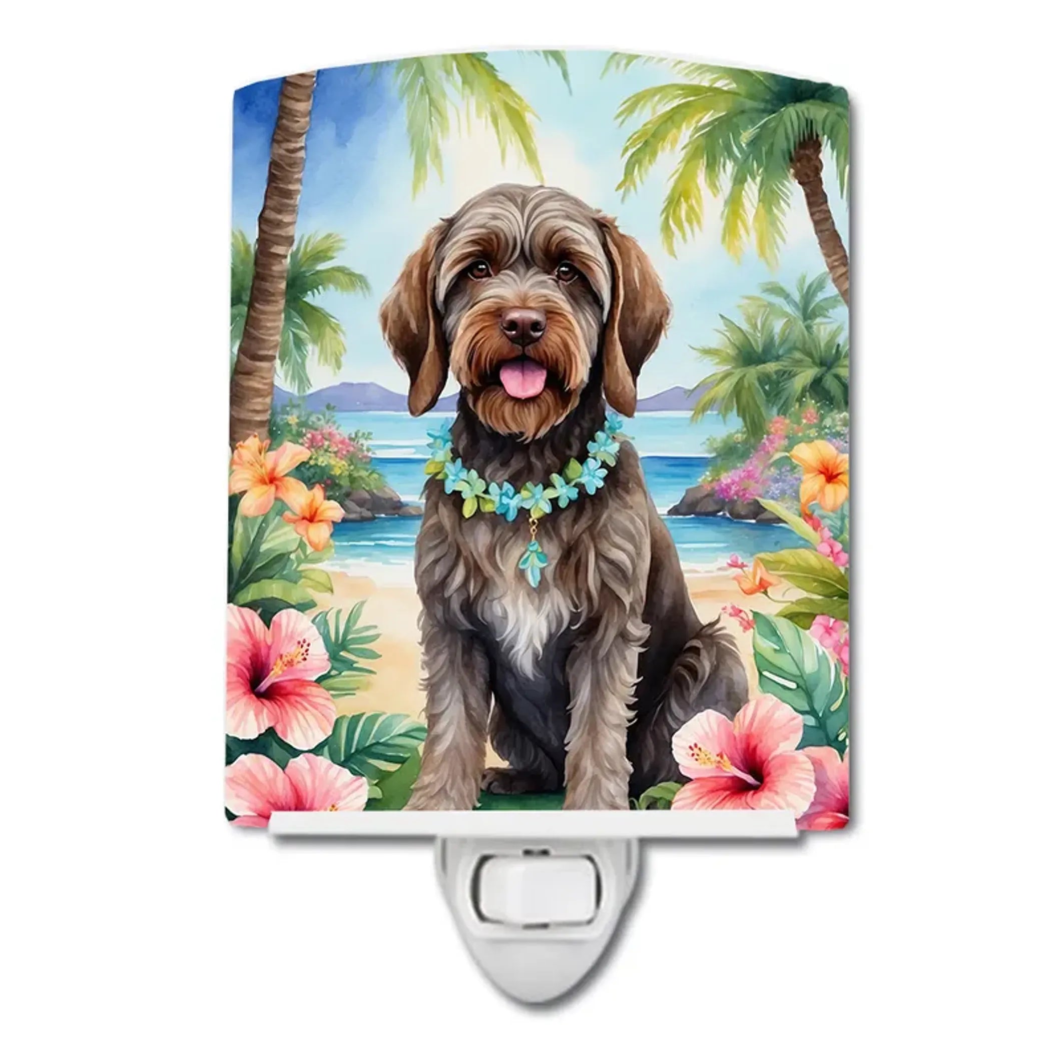 Wirehaired Ceramic Night Light
