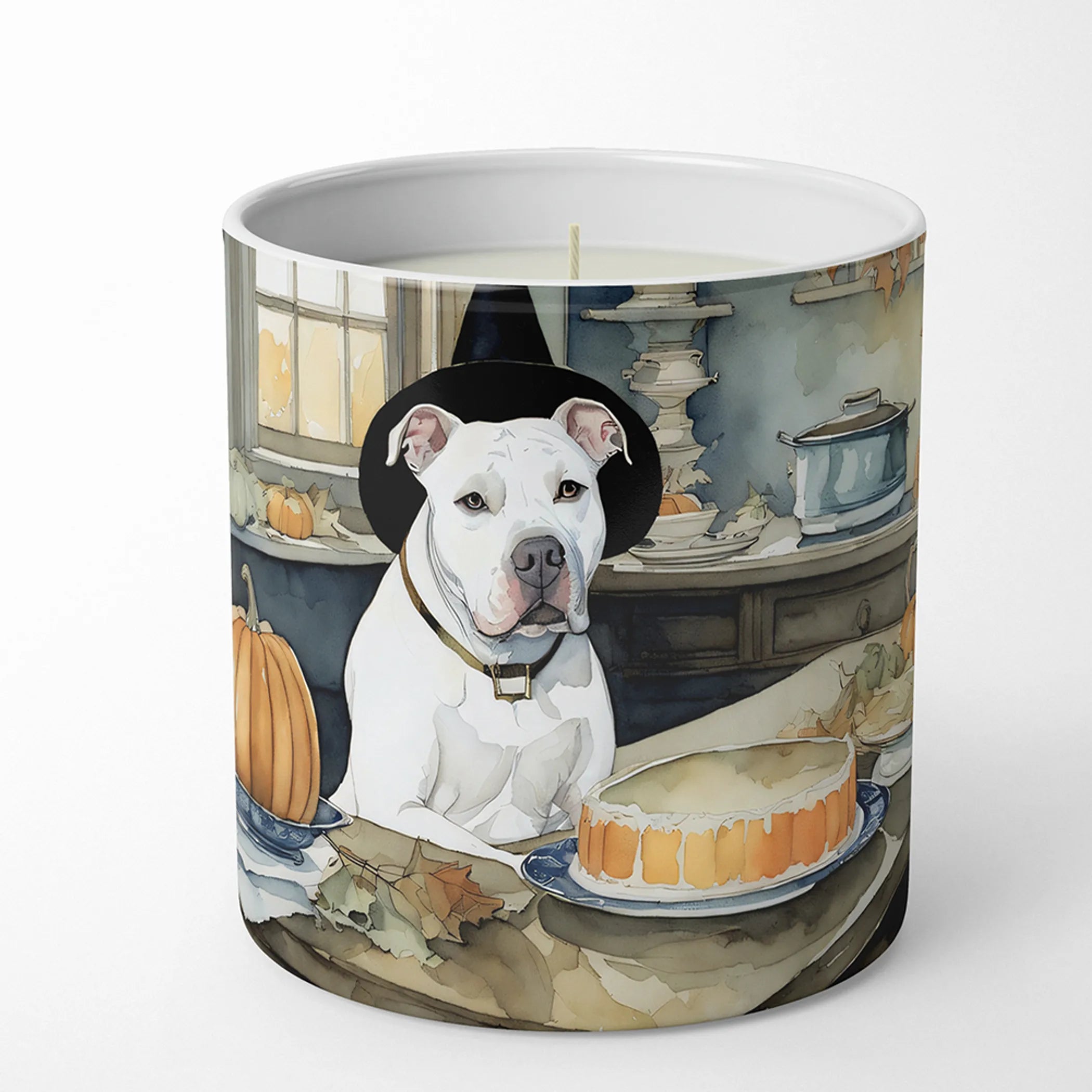 Pit  Terrier Fall Kitchen Pumpkins Decorative Soy Candle