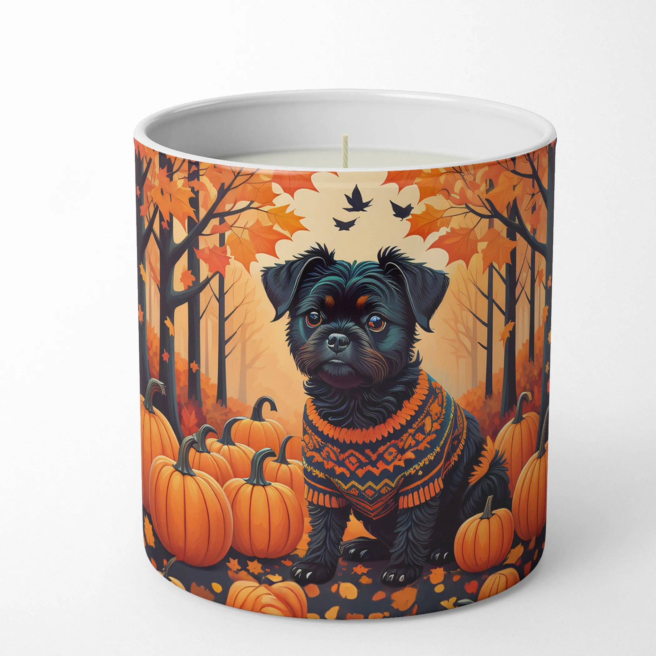 Affenpinscher Fall Decorative Soy Candle