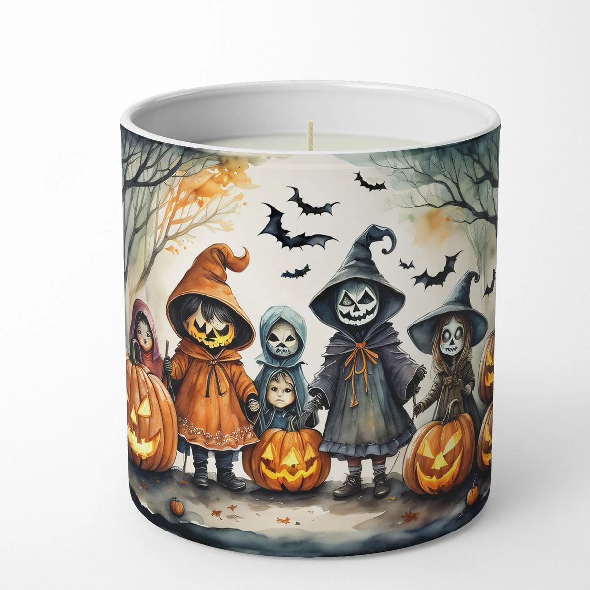 Trick Or Treaters Spooky Halloween Decorative Soy Candle