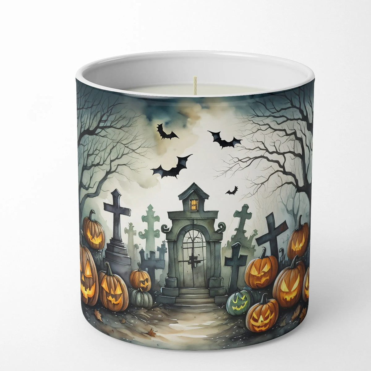 Graveyard Spooky Halloween Decorative Soy Candle