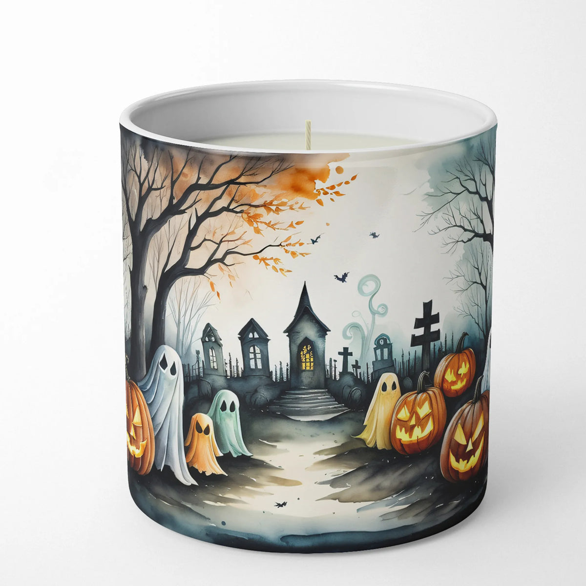 Ghosts Spooky Halloween Decorative Soy Candle