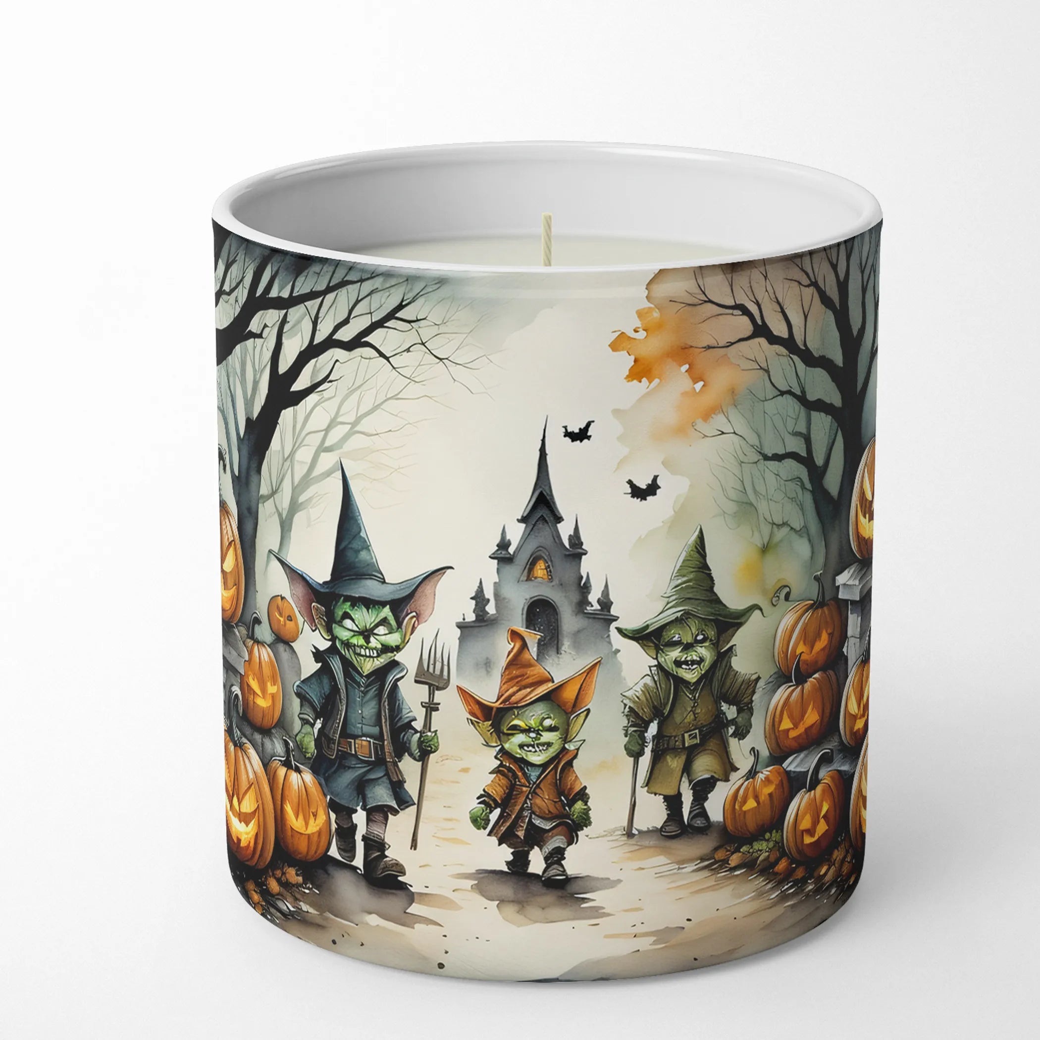 Goblins Spooky Halloween Decorative Soy Candle