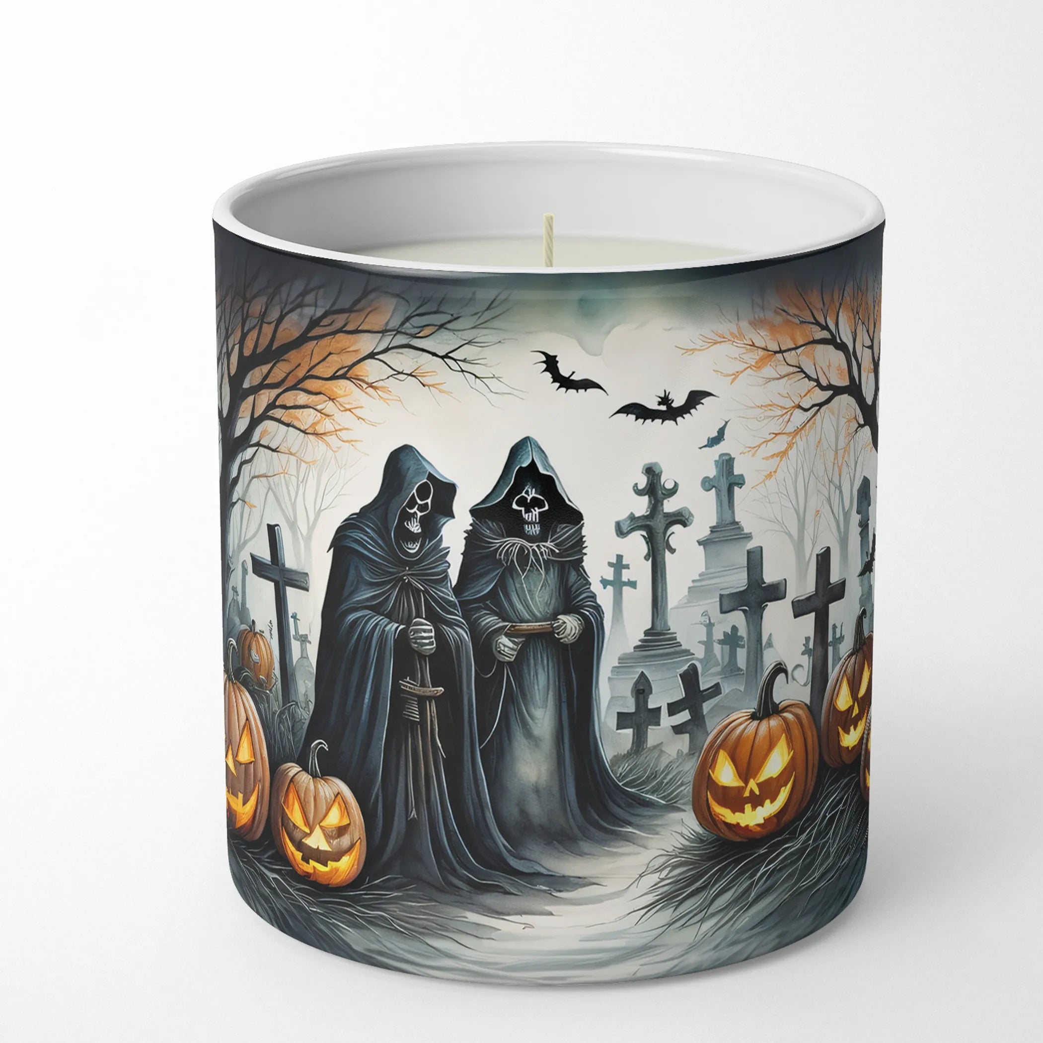 The Grim Reaper Spooky Halloween Decorative Soy Candle