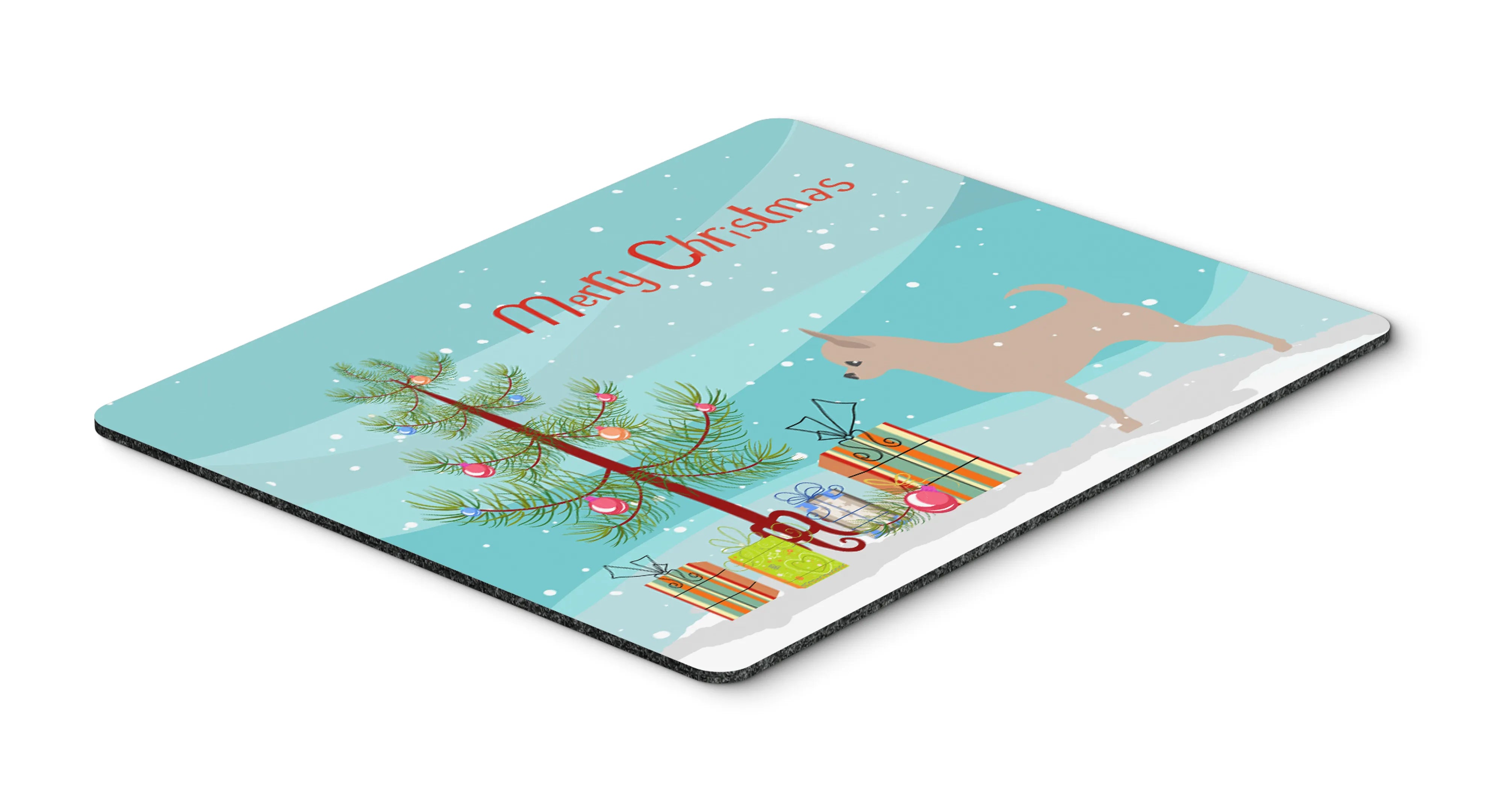 Christmas Dog Breed Mouse Pad, Hot Pad Or Trivet