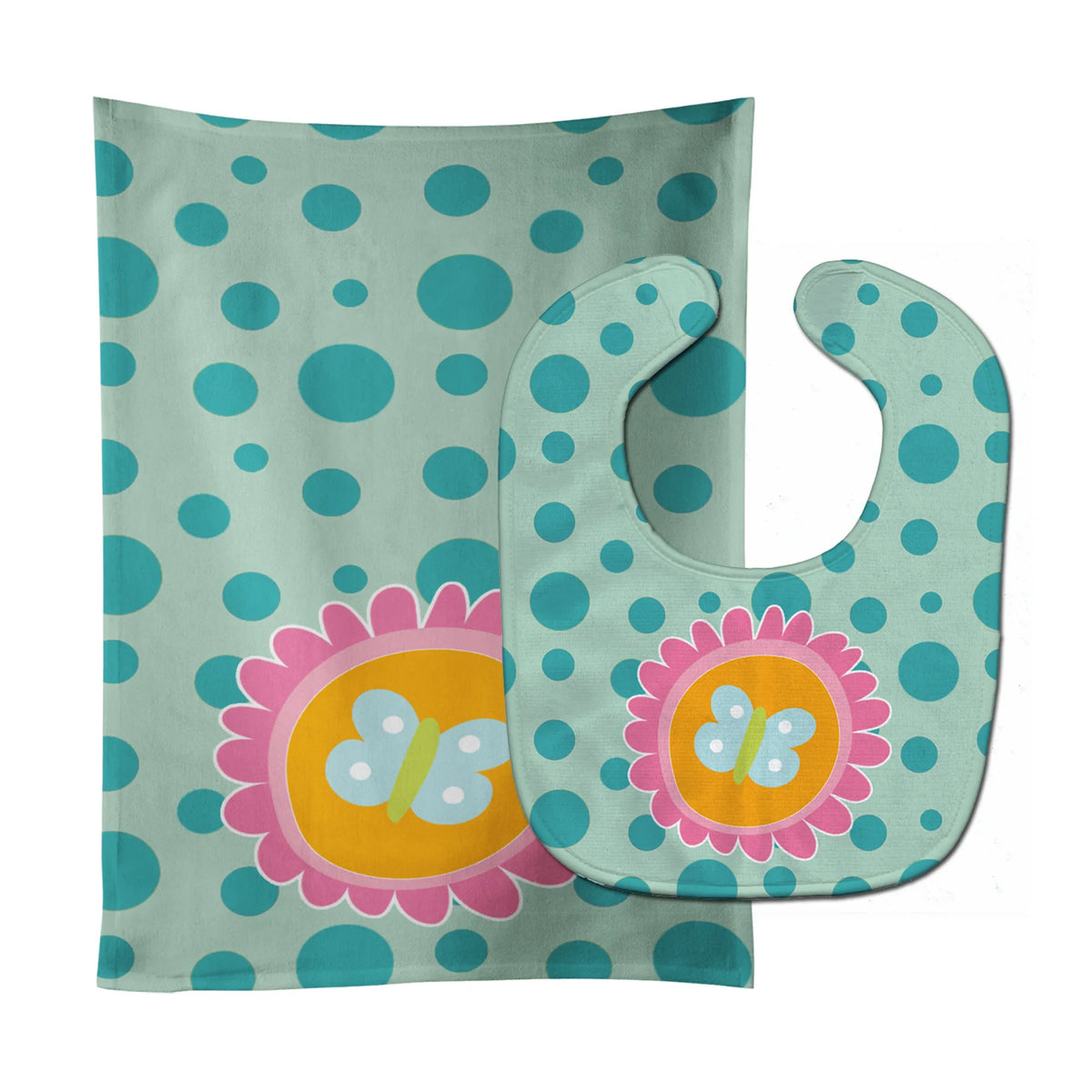 Insect Baby Bib & Burp Cloth