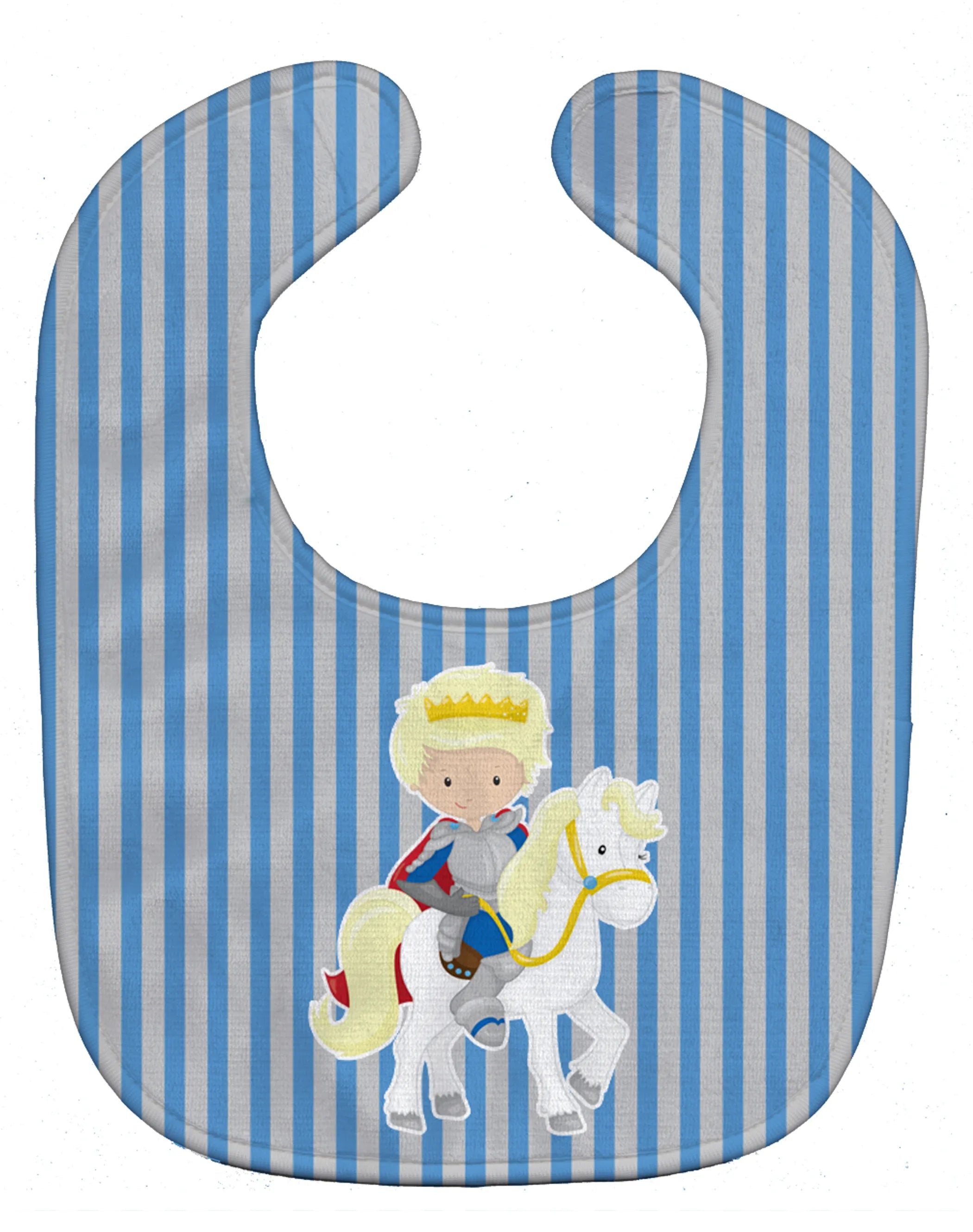 Boy Prince On Horse #2 Baby Bib