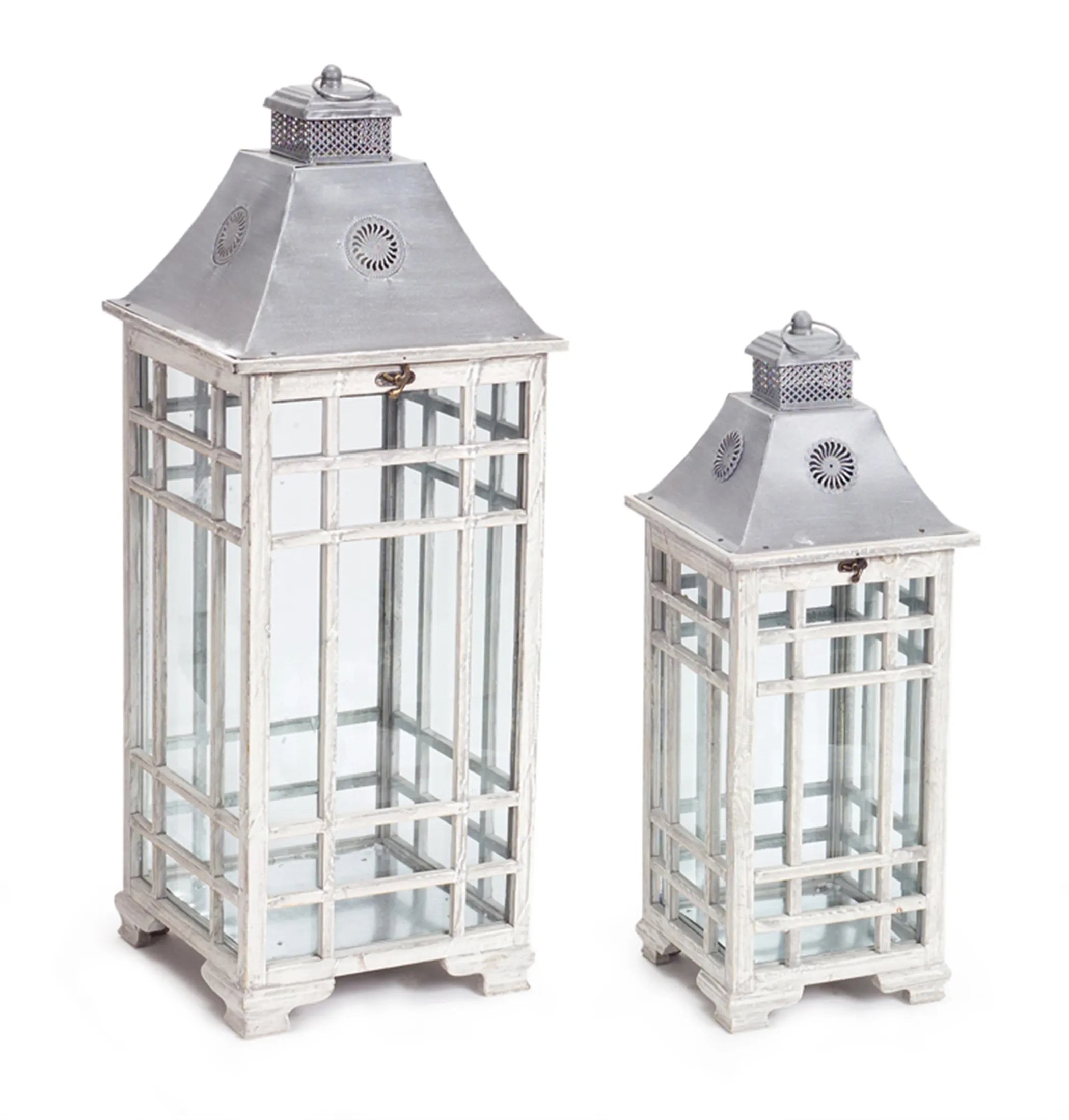 Lantern (Set Of 2) 24.5'H, 33'H Metal