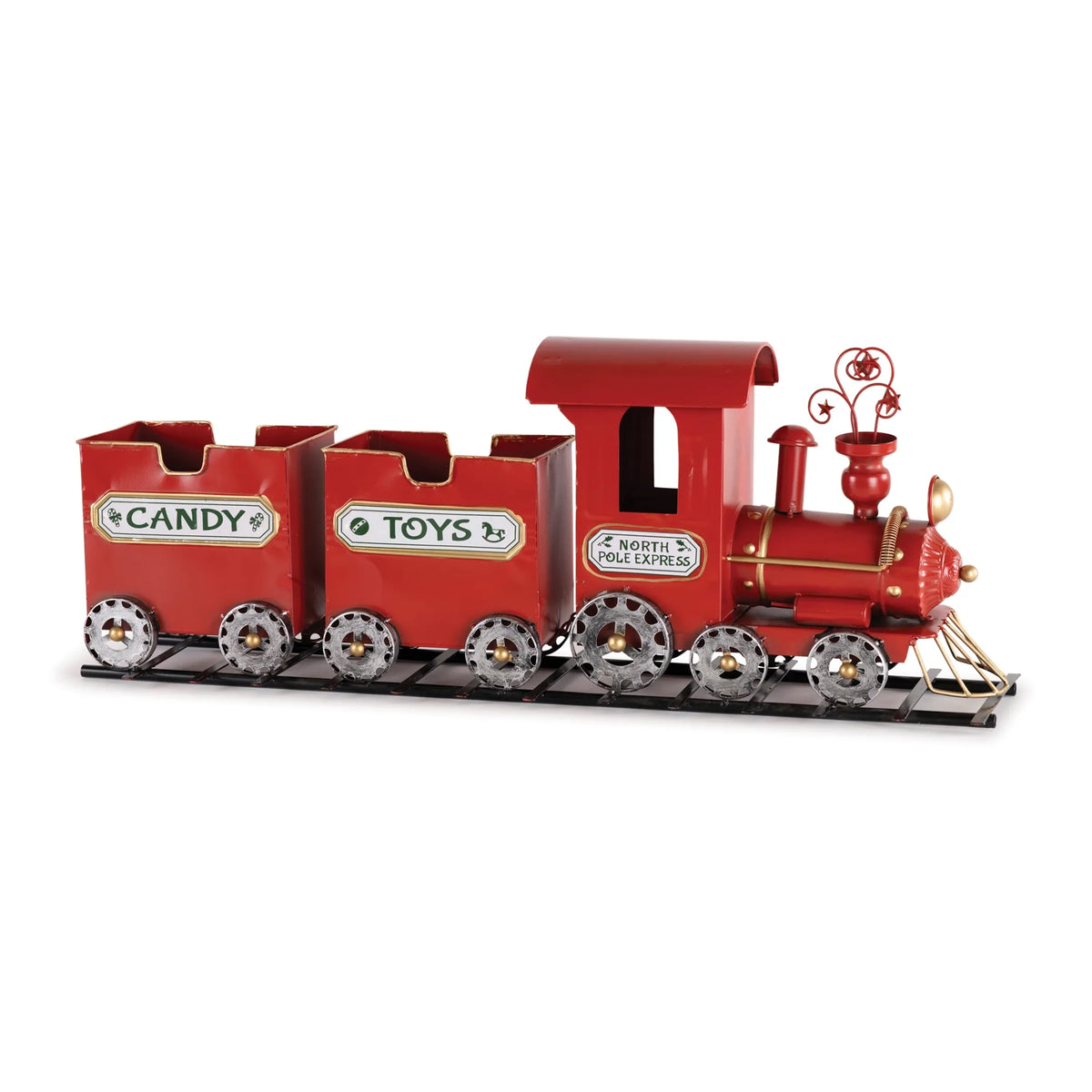 Toy Train On Track Display
