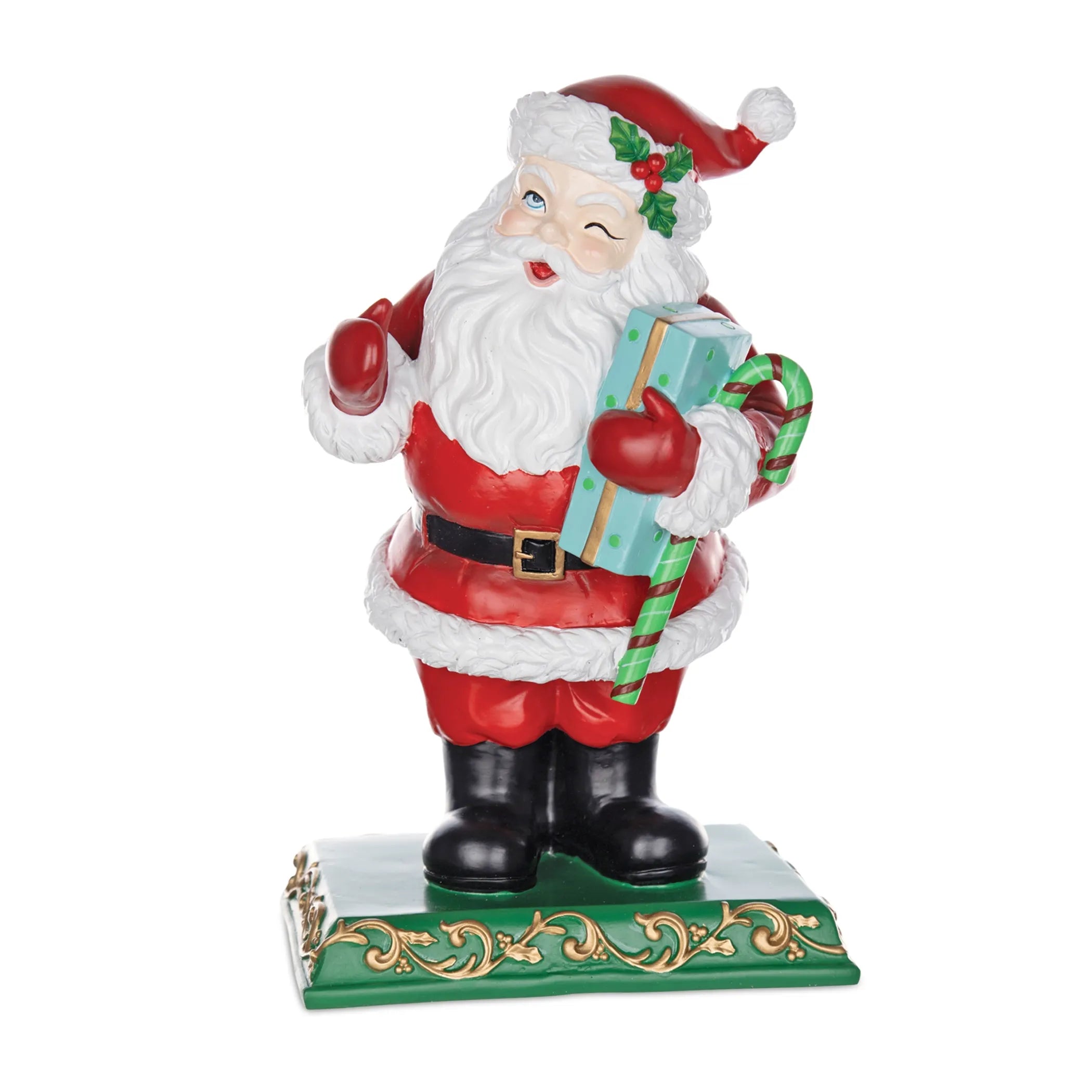 Jolly Santa Figurine